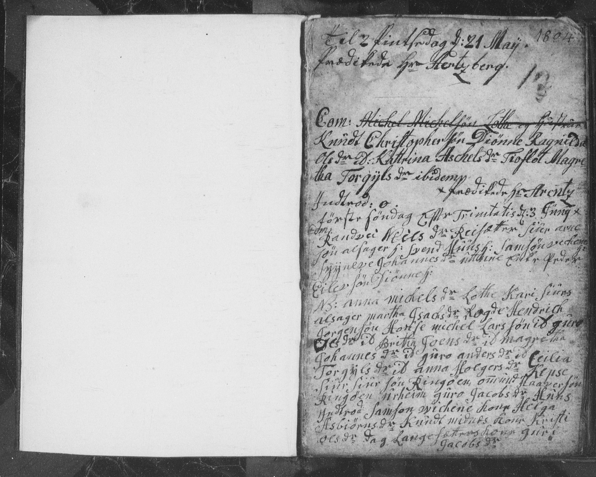 Ullensvang sokneprestembete, AV/SAB-A-78701/H/Hab: Parish register (copy) no. E 5, 1804-1811