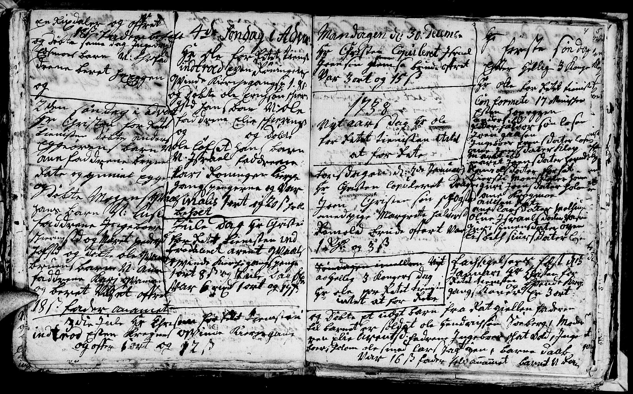 Ministerialprotokoller, klokkerbøker og fødselsregistre - Sør-Trøndelag, SAT/A-1456/691/L1090: Parish register (copy) no. 691C01, 1732-1742