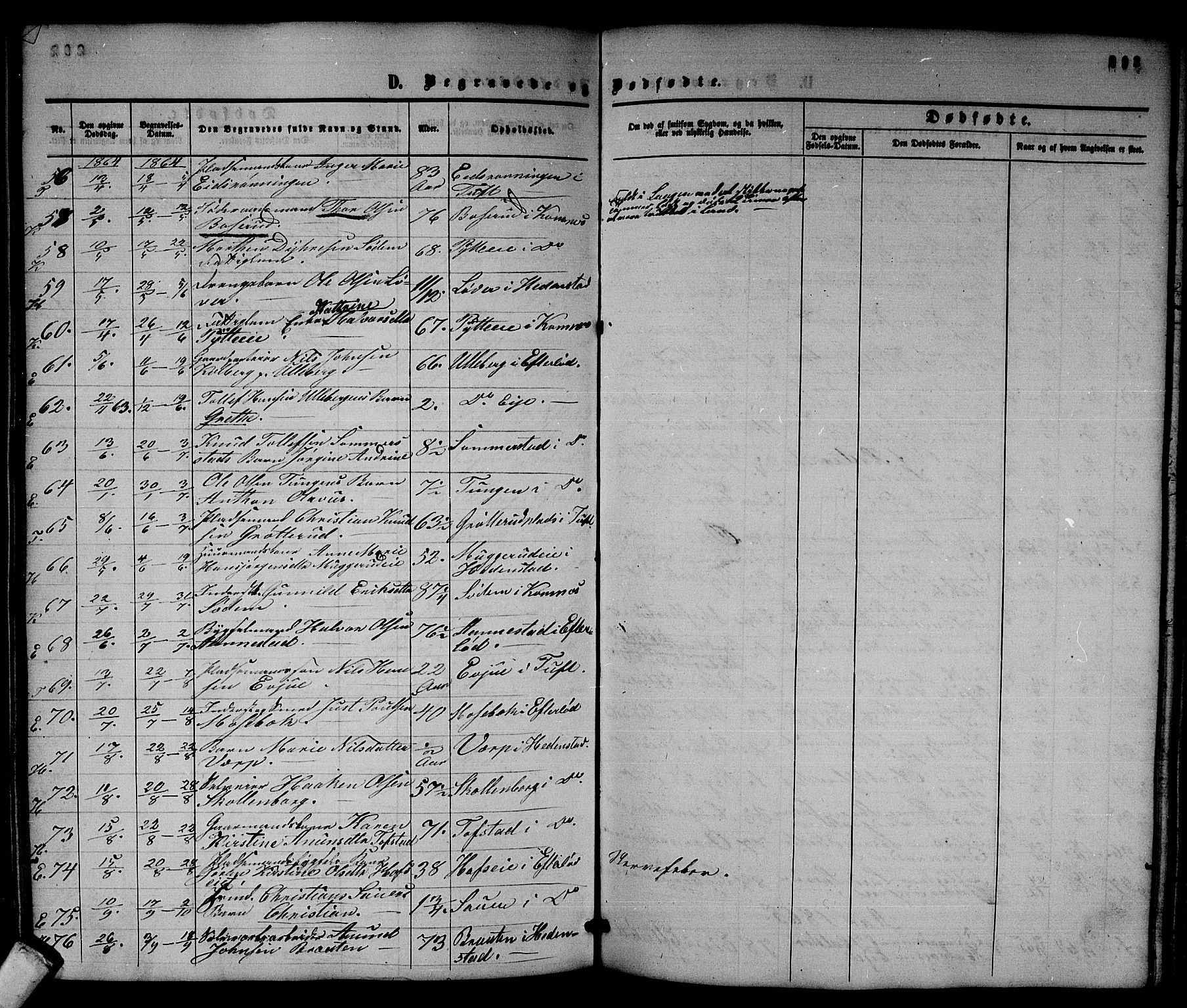 Sandsvær kirkebøker, AV/SAKO-A-244/G/Ga/L0005: Parish register (copy) no. I 5, 1857-1873, p. 293