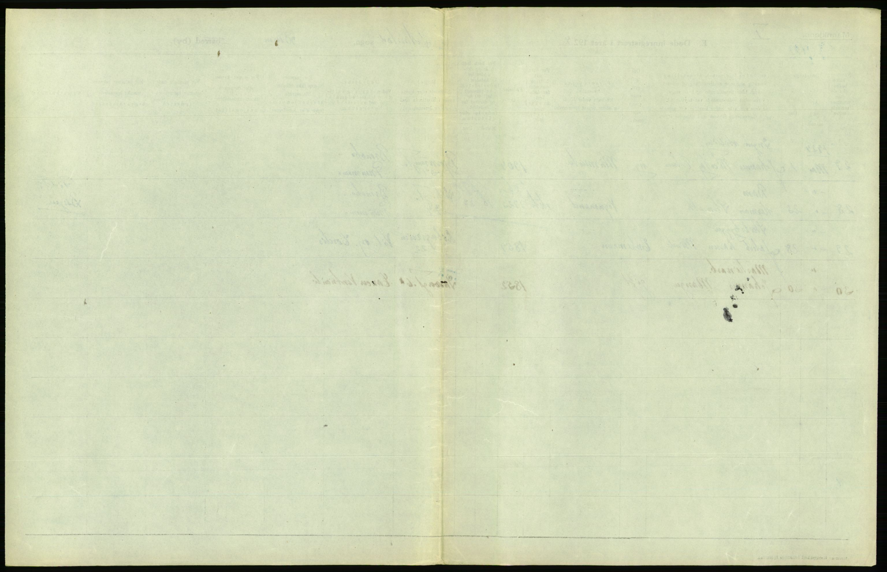 Statistisk sentralbyrå, Sosiodemografiske emner, Befolkning, AV/RA-S-2228/D/Df/Dfc/Dfcd/L0028: Bergen: Gifte, døde., 1924, p. 505