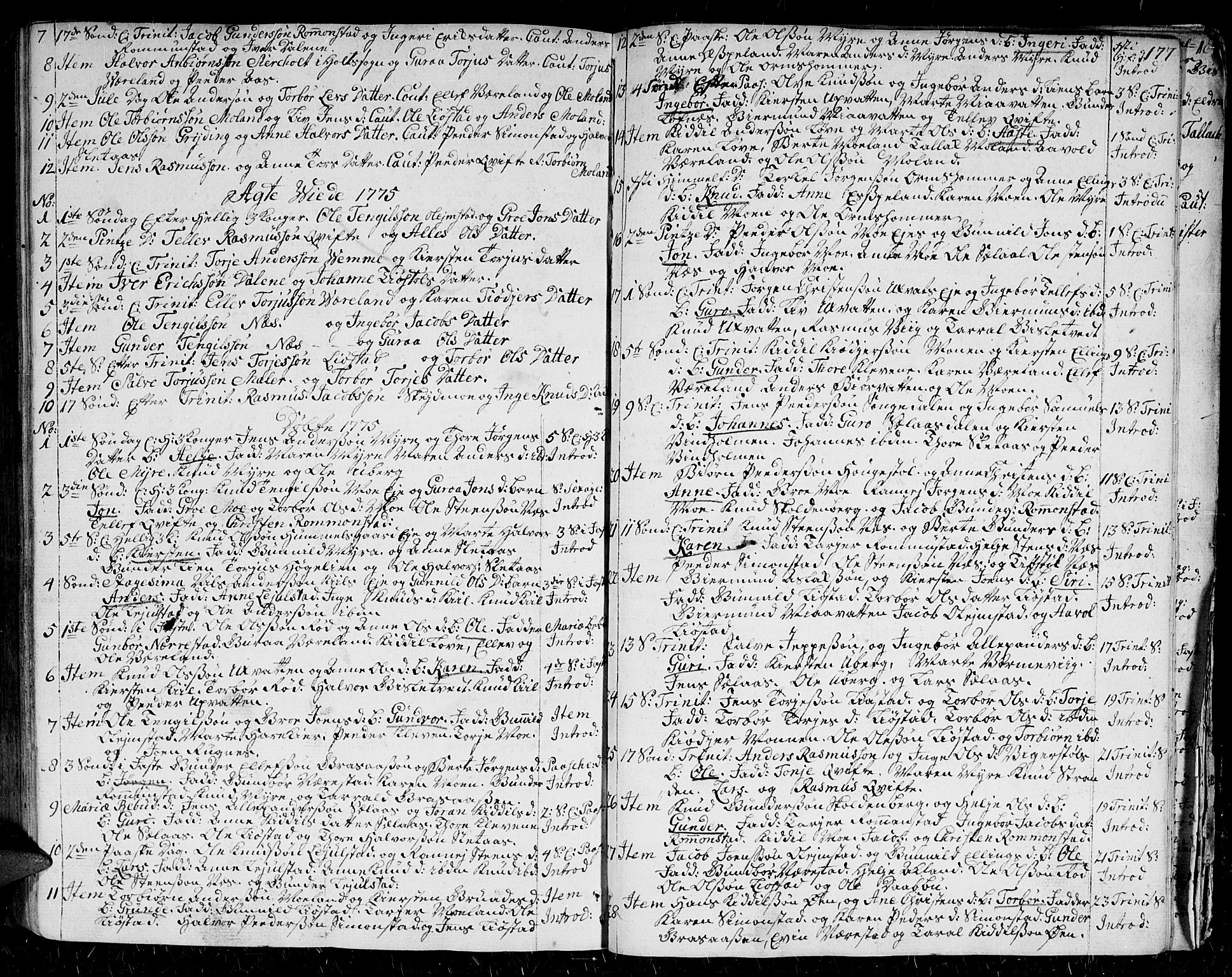 Gjerstad sokneprestkontor, SAK/1111-0014/F/Fa/Faa/L0002: Parish register (official) no. A 2, 1717-1779, p. 177