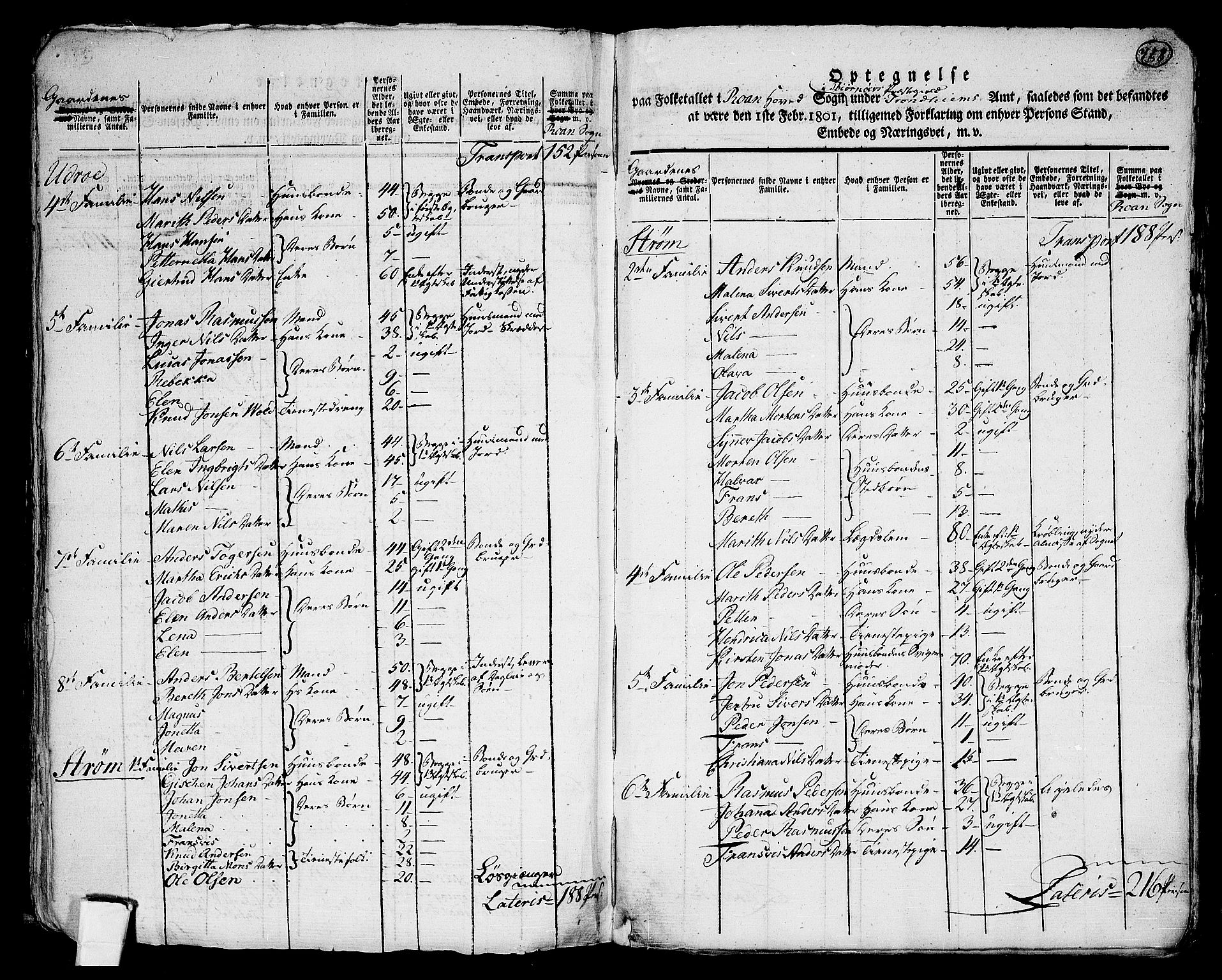 RA, 1801 census for 1632P Bjørnør, 1801, p. 757b-758a