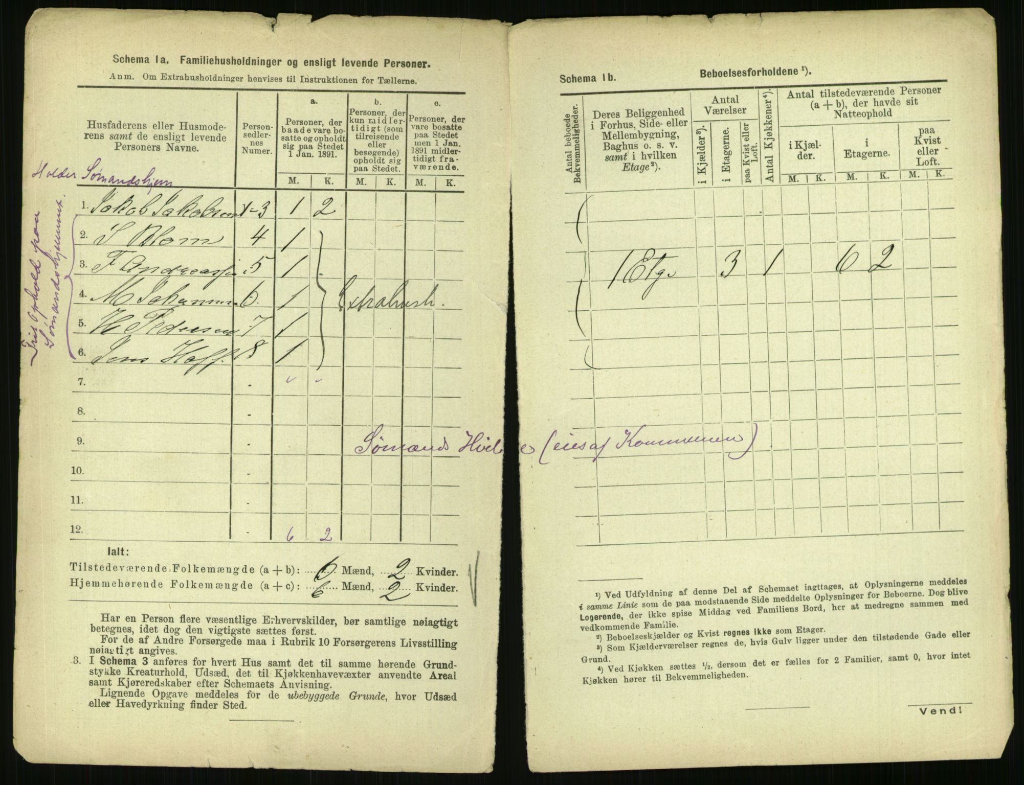 RA, 1891 census for 0301 Kristiania, 1891, p. 12299