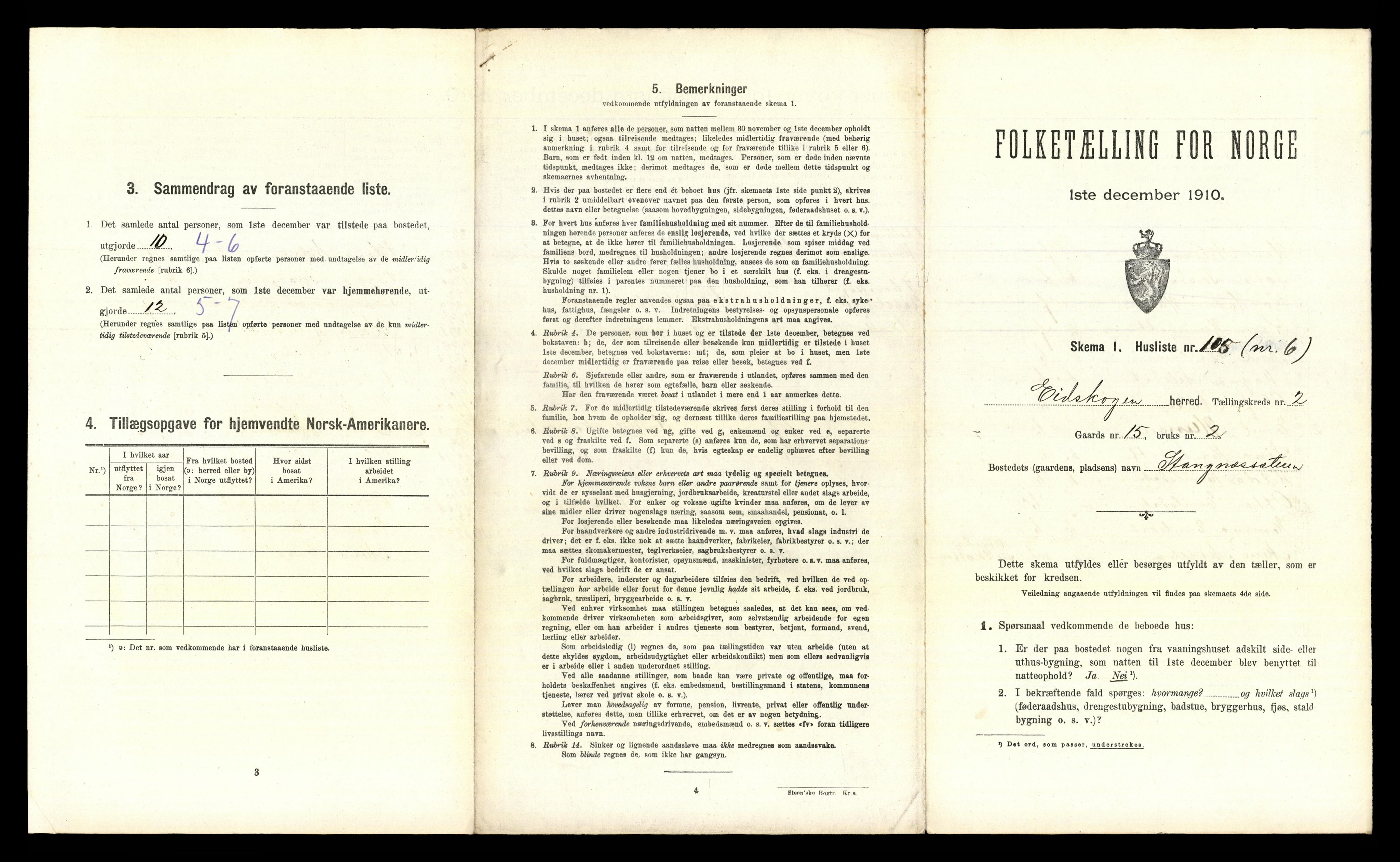 RA, 1910 census for Eidskog, 1910, p. 362