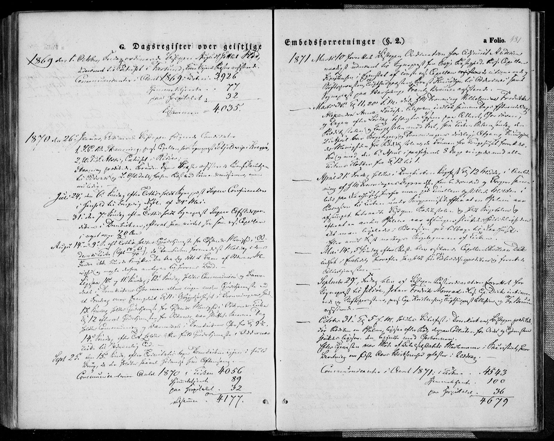 Kristiansand domprosti, SAK/1112-0006/F/Fa/L0013: Parish register (official) no. A 13, 1842-1851, p. 481