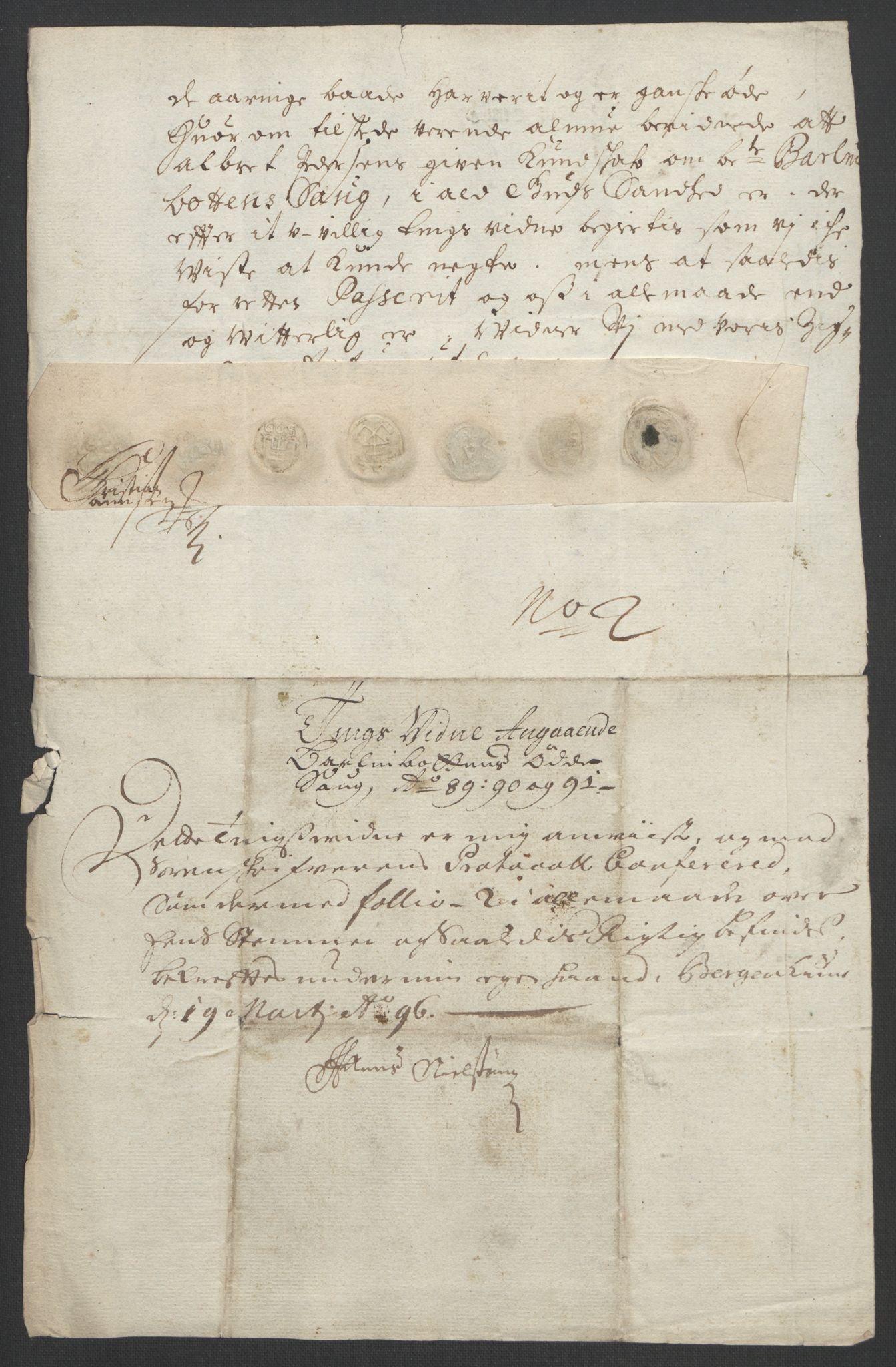 Rentekammeret inntil 1814, Reviderte regnskaper, Fogderegnskap, AV/RA-EA-4092/R53/L3422: Fogderegnskap Sunn- og Nordfjord, 1695-1696, p. 71