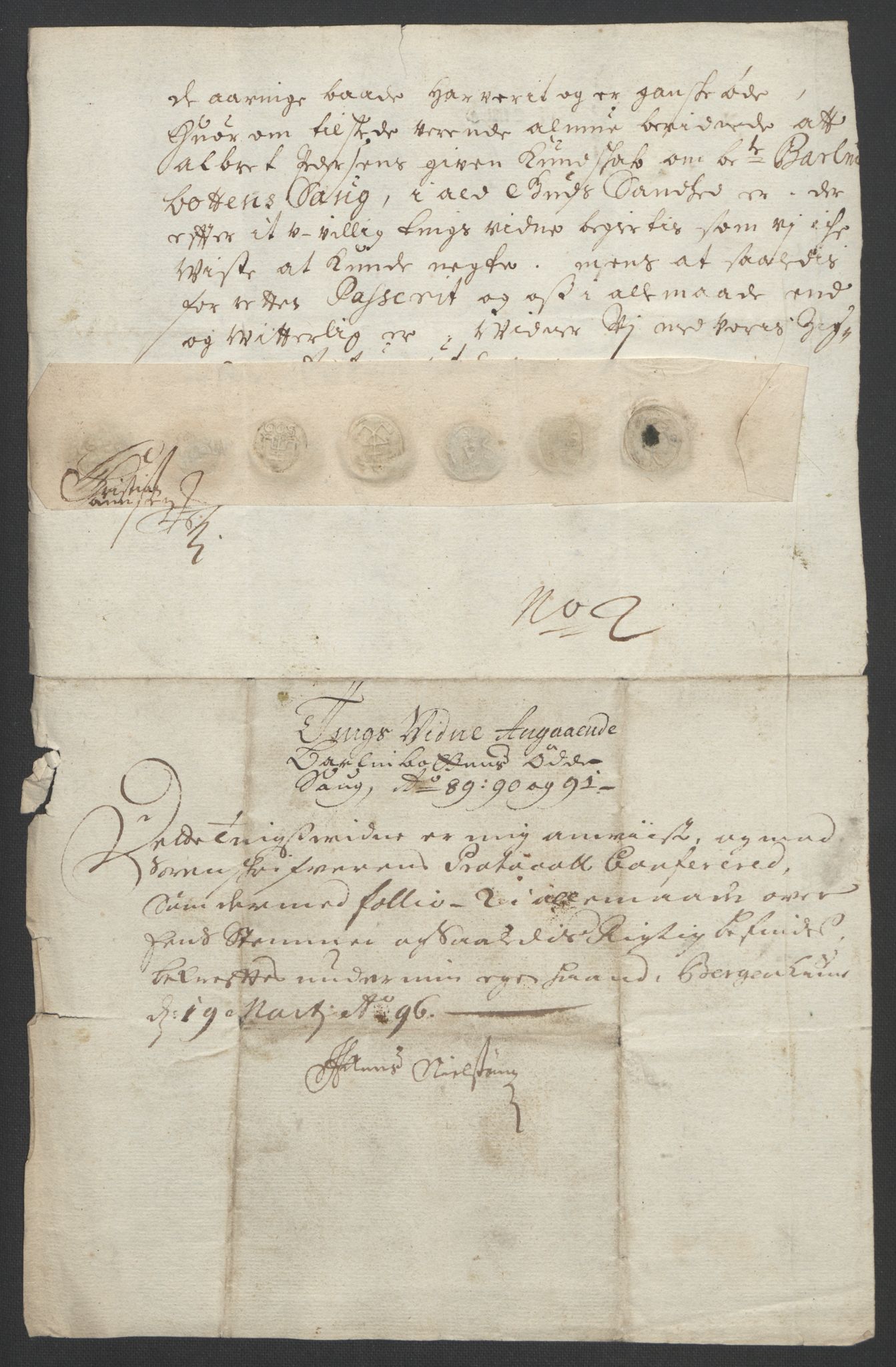 Rentekammeret inntil 1814, Reviderte regnskaper, Fogderegnskap, RA/EA-4092/R53/L3422: Fogderegnskap Sunn- og Nordfjord, 1695-1696, p. 71