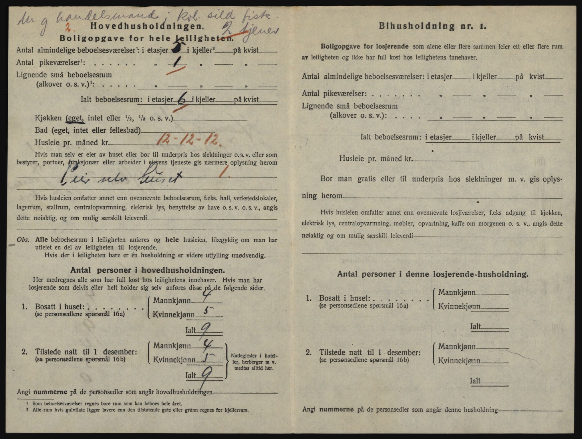 SATØ, 1920 census for Hammerfest, 1920, p. 1451