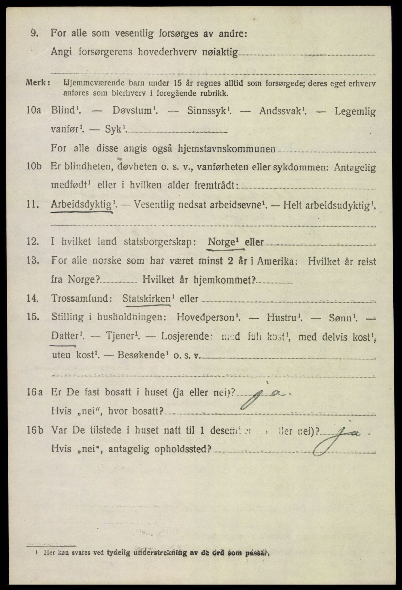 SAKO, 1920 census for Fredriksvern, 1920, p. 964