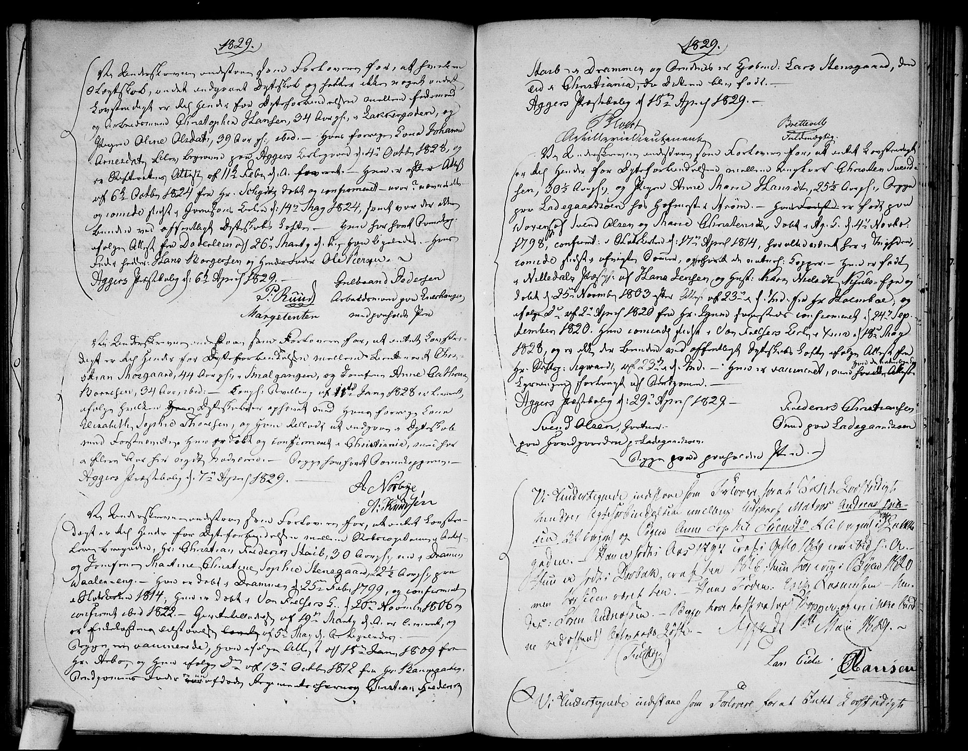 Aker prestekontor kirkebøker, AV/SAO-A-10861/L/L0004: Best man's statements no. 4, 1778-1831