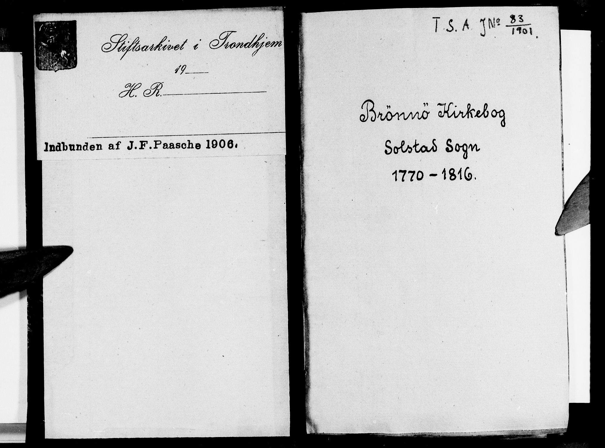 Ministerialprotokoller, klokkerbøker og fødselsregistre - Nordland, SAT/A-1459/811/L0166: Parish register (official) no. 811A03, 1770-1816