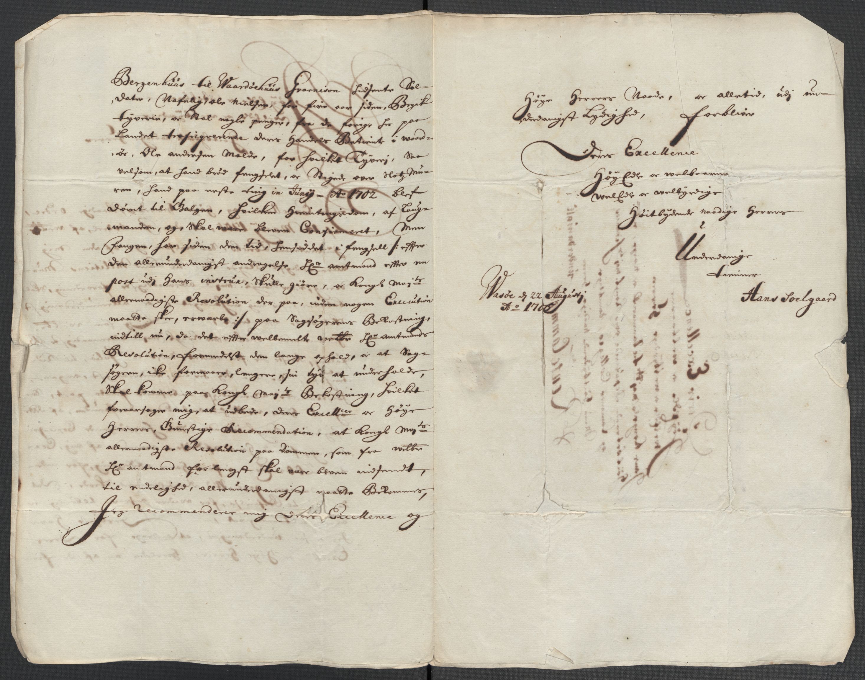 Rentekammeret inntil 1814, Reviderte regnskaper, Fogderegnskap, AV/RA-EA-4092/R69/L4853: Fogderegnskap Finnmark/Vardøhus, 1705-1706, p. 124