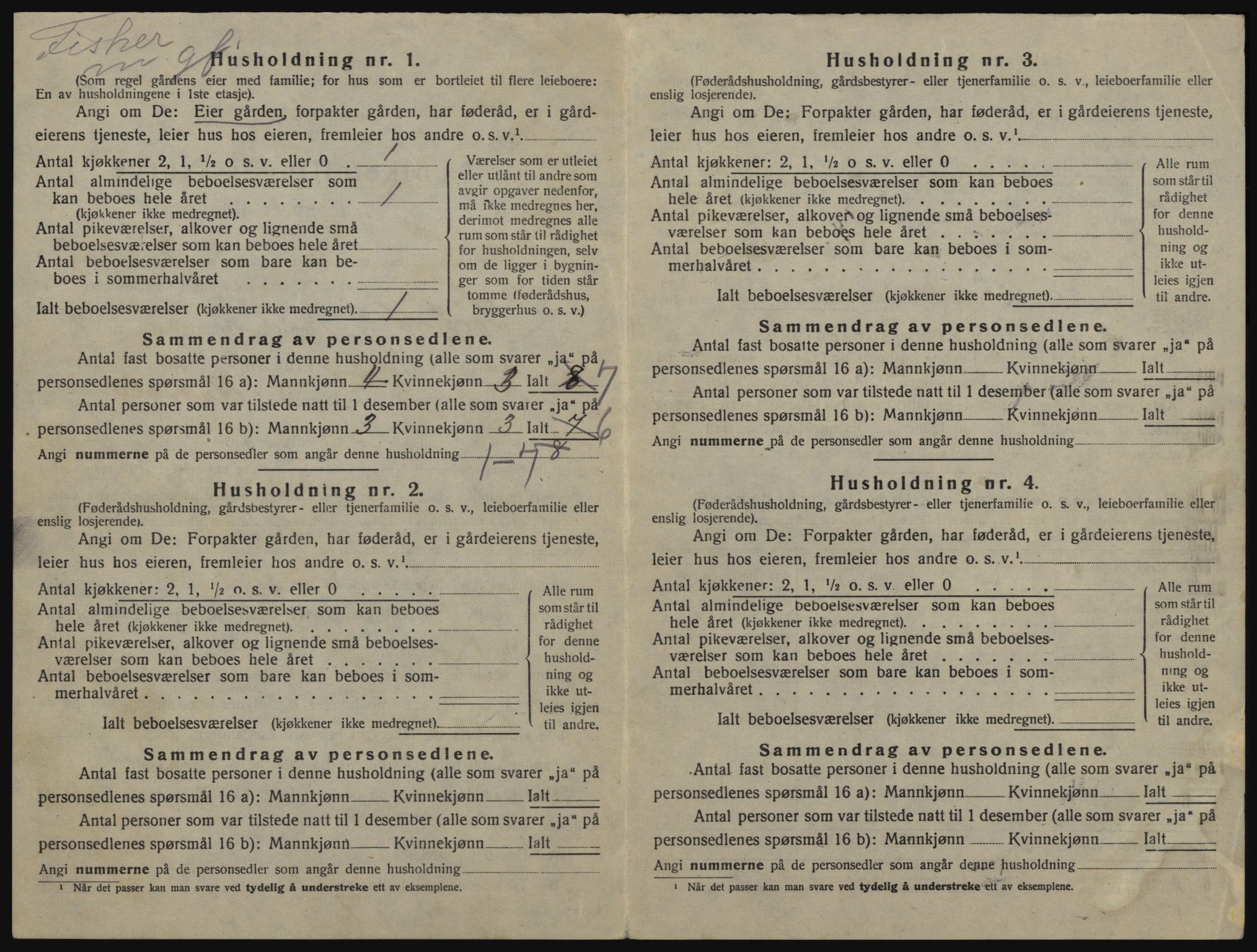 SATØ, 1920 census for Sørfjord, 1920, p. 152