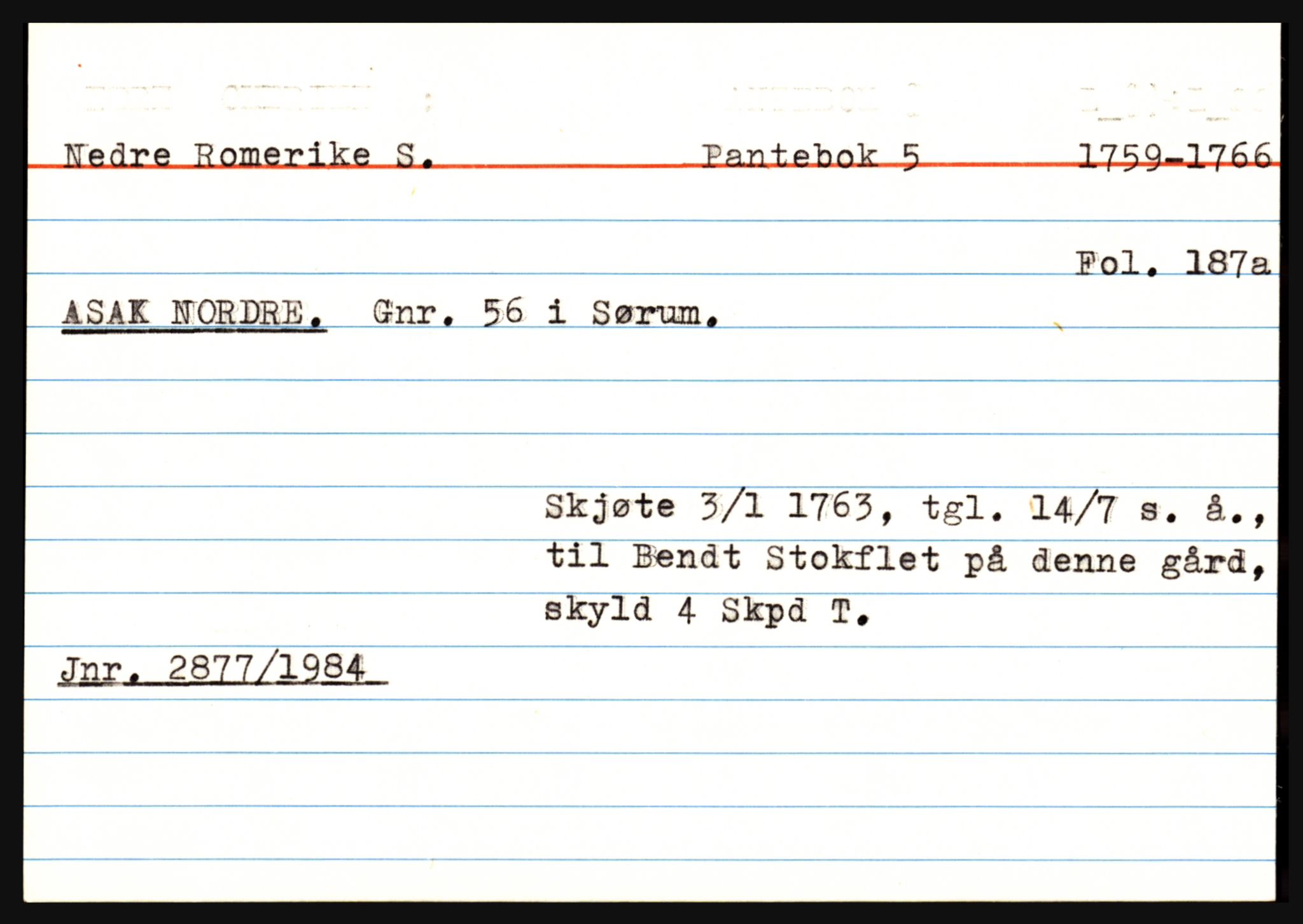 Statsarkivet i Oslo, AV/SAO-A-10621/Z/Zb/L0014: Setskog (Bolstad - Åmot), Skedsmo m/ Lørenskog (Asak - Østmork), Sørum (Sognedelet Sørum/Skedsmo, Asak - Åsgård), p. 681