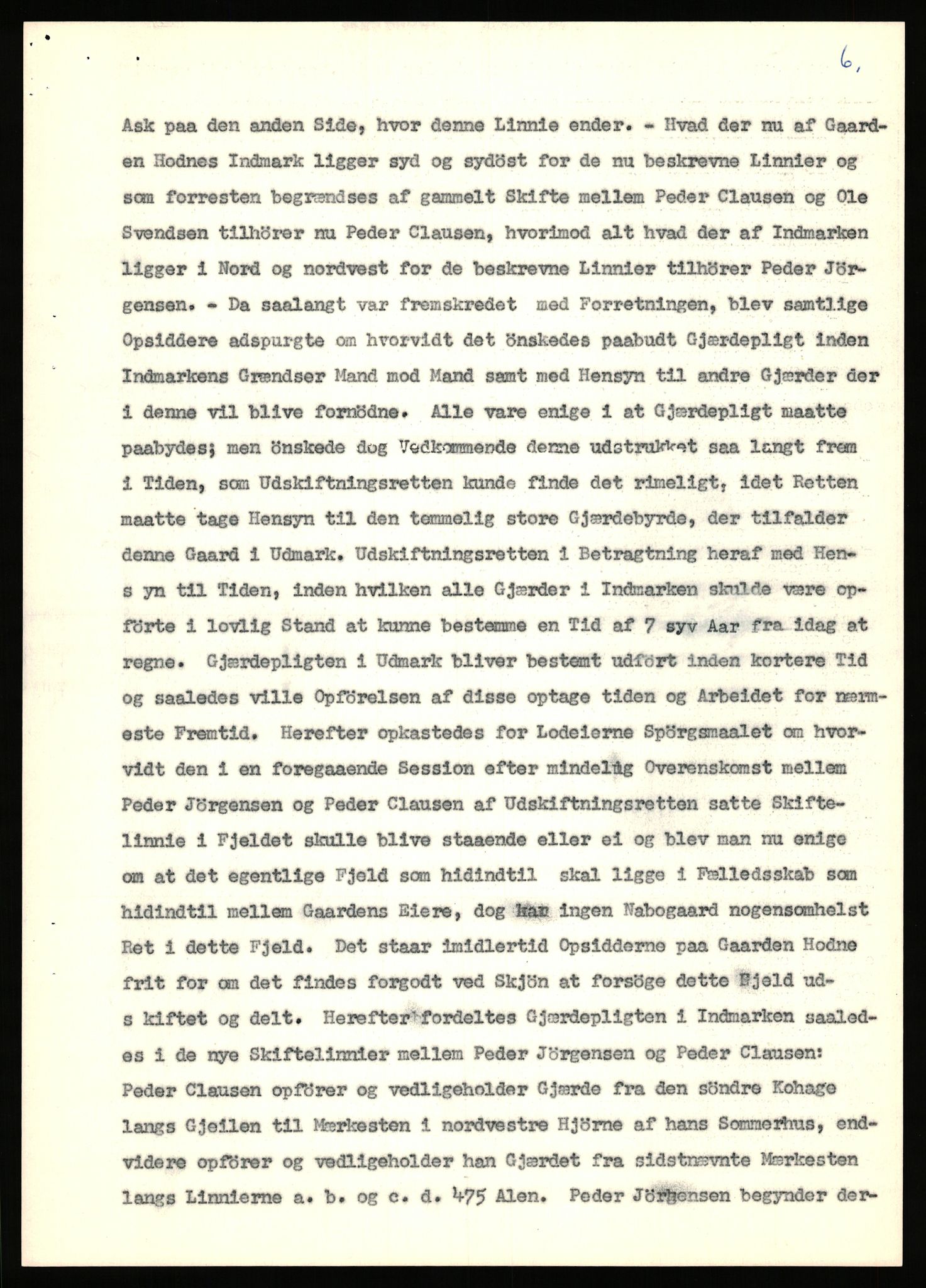 Statsarkivet i Stavanger, AV/SAST-A-101971/03/Y/Yj/L0038: Avskrifter sortert etter gårdsnavn: Hodne - Holte, 1750-1930, p. 37