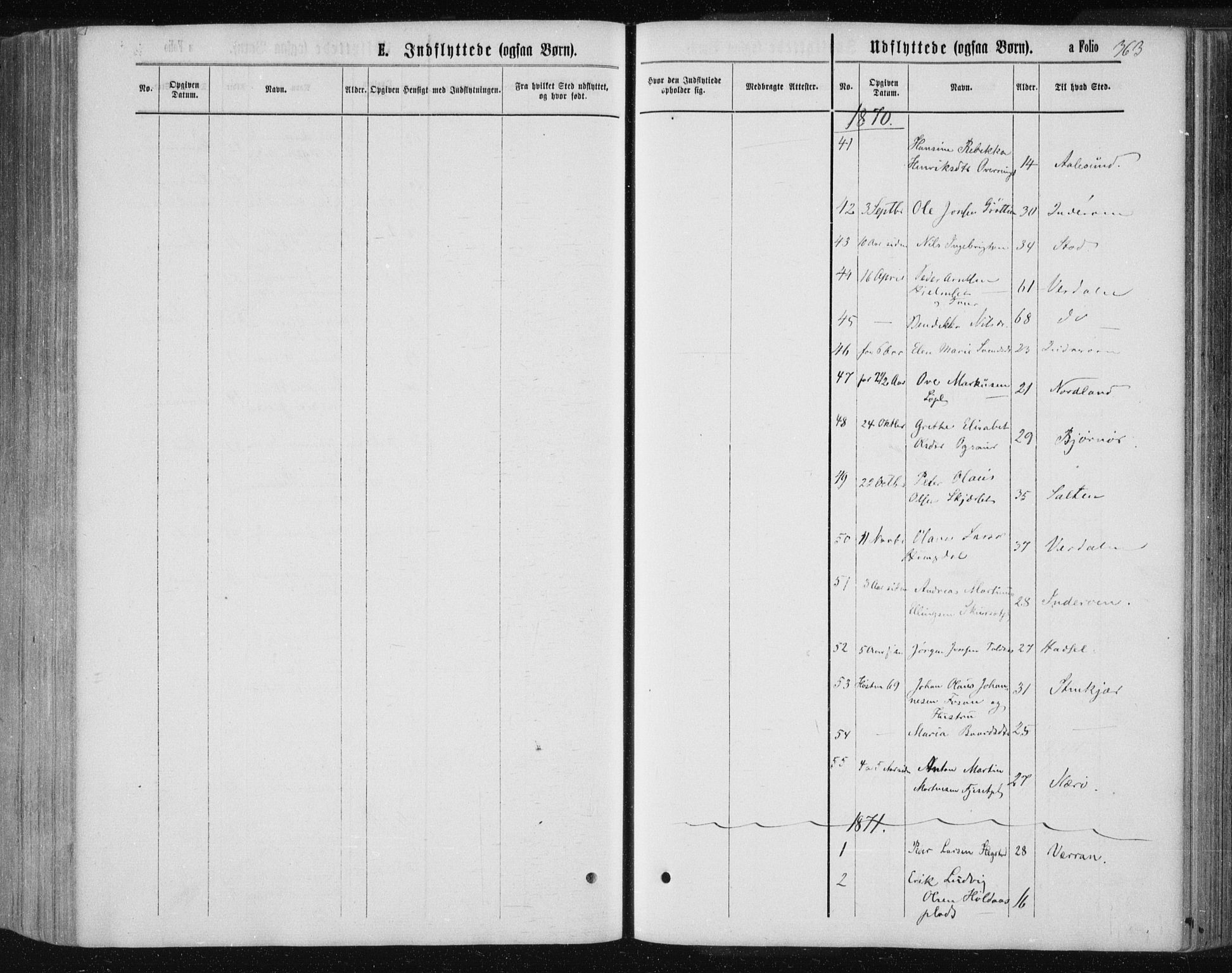 Ministerialprotokoller, klokkerbøker og fødselsregistre - Nord-Trøndelag, SAT/A-1458/735/L0345: Parish register (official) no. 735A08 /1, 1863-1872, p. 363