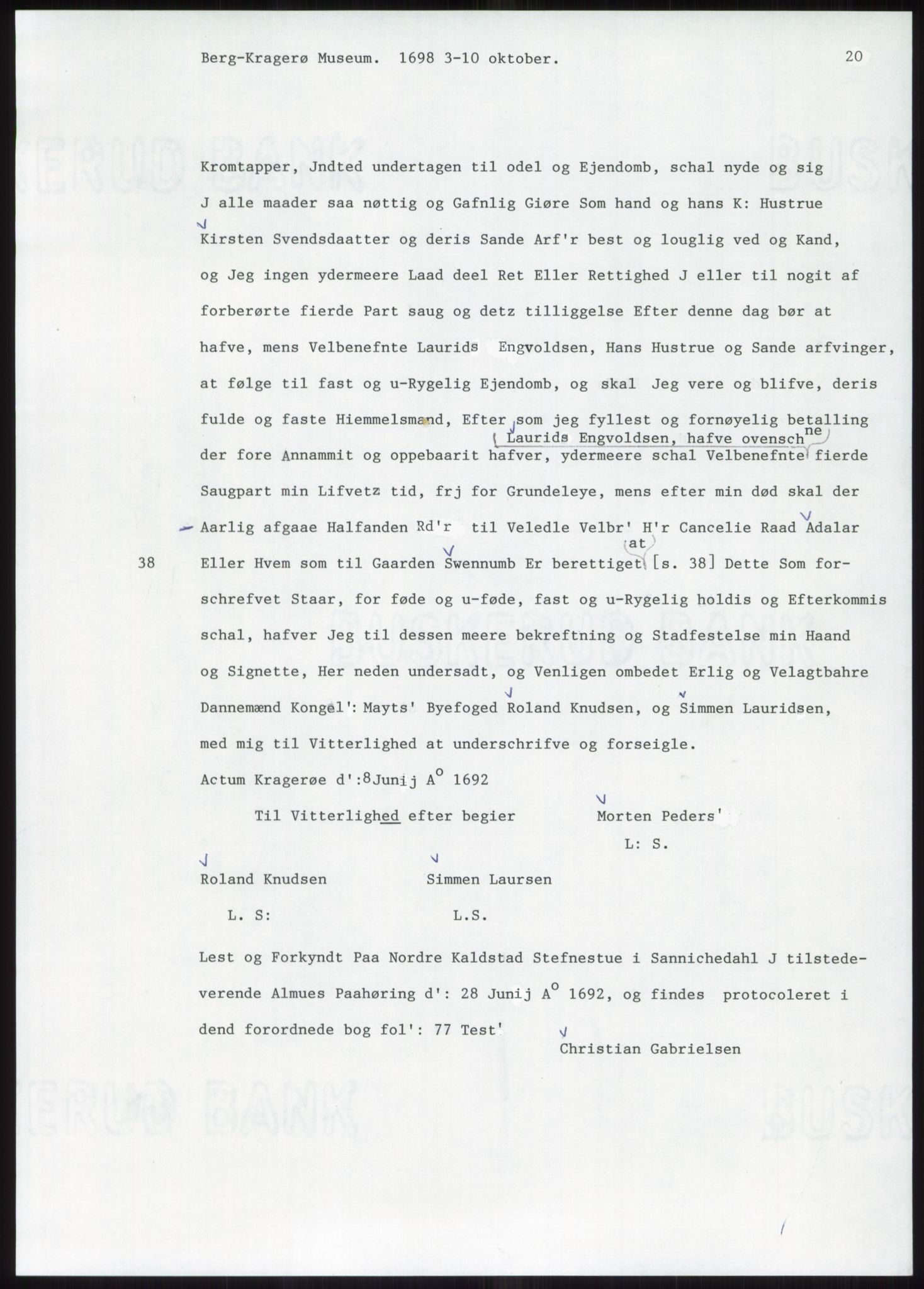 Samlinger til kildeutgivelse, Diplomavskriftsamlingen, AV/RA-EA-4053/H/Ha, p. 1444