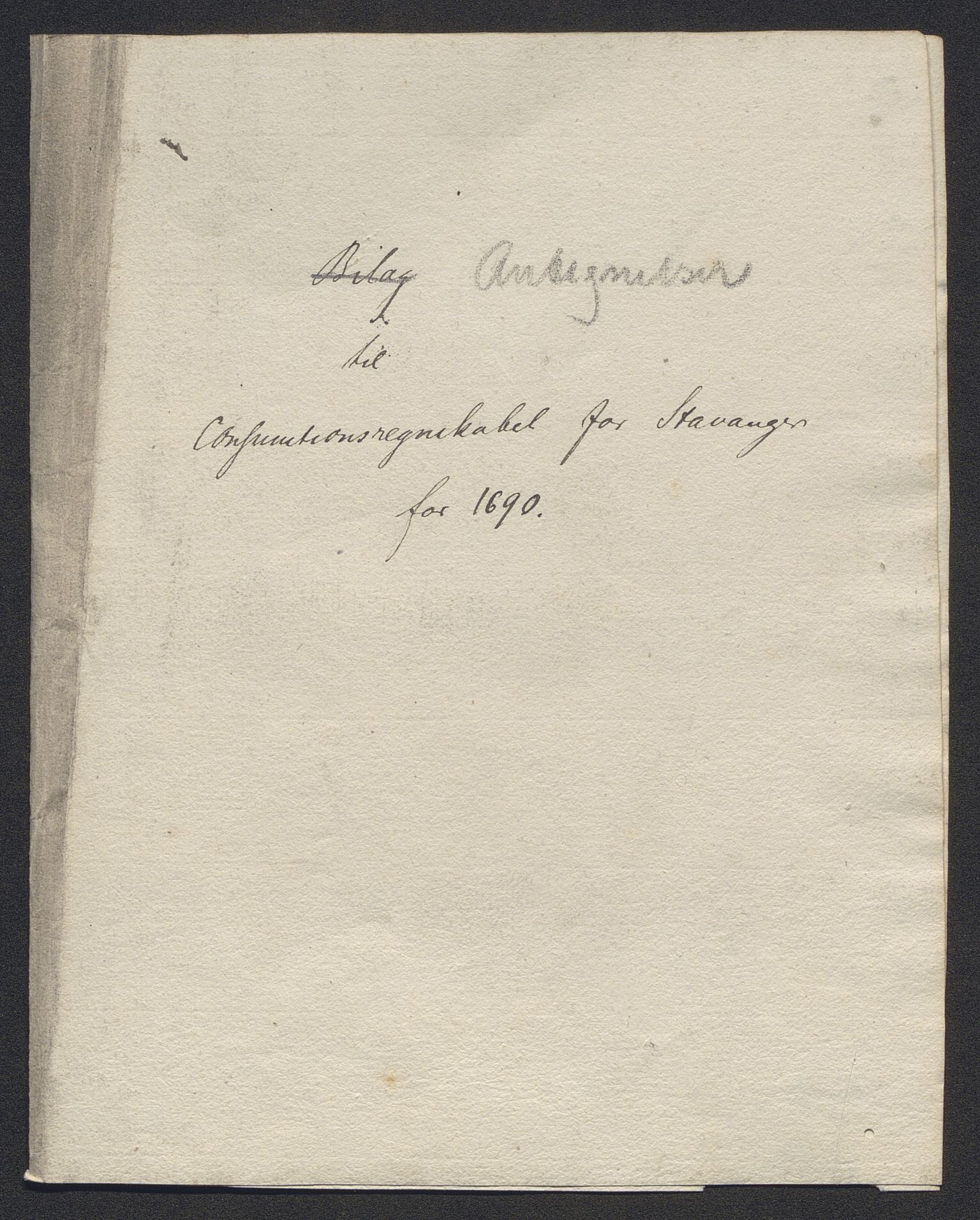 Rentekammeret inntil 1814, Reviderte regnskaper, Byregnskaper, AV/RA-EA-4066/R/Ro/L0333: [O25] Konsumpsjonsregnskap, 1690-1704, p. 75