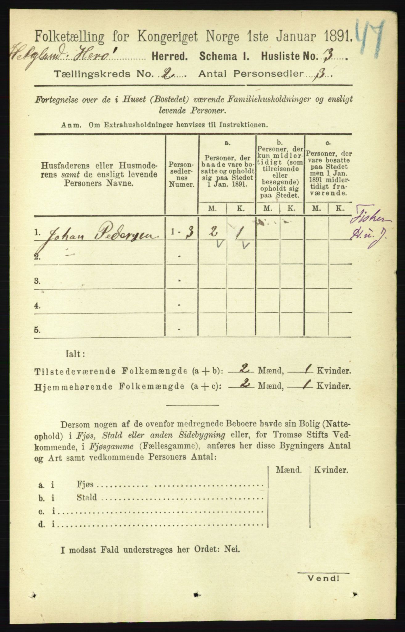 RA, 1891 census for 1818 Herøy, 1891, p. 201