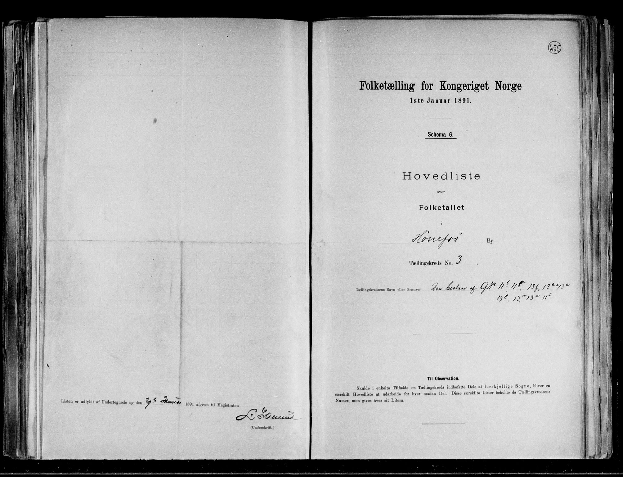 RA, 1891 census for 0601 Hønefoss, 1891, p. 32
