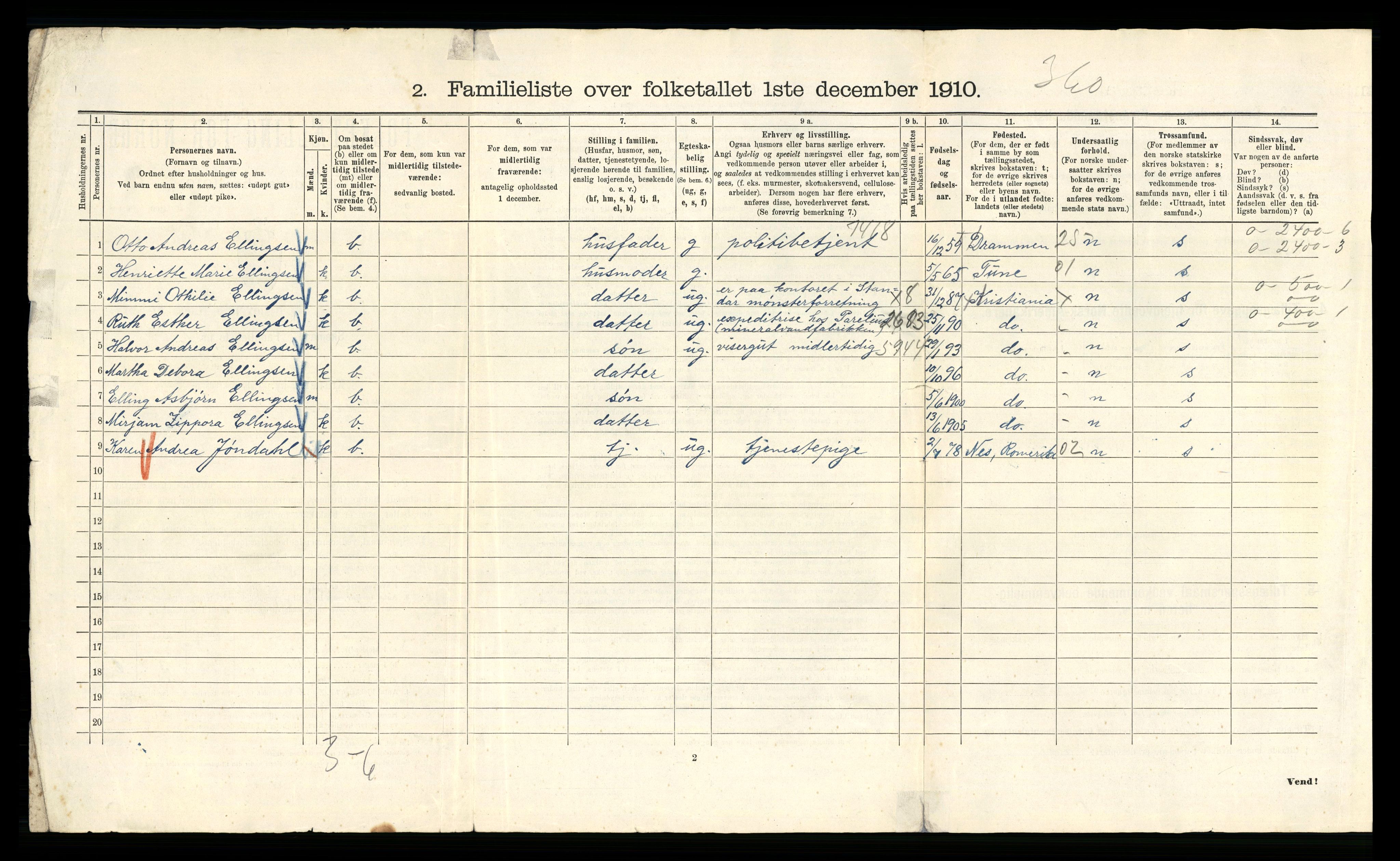 RA, 1910 census for Kristiania, 1910, p. 89590