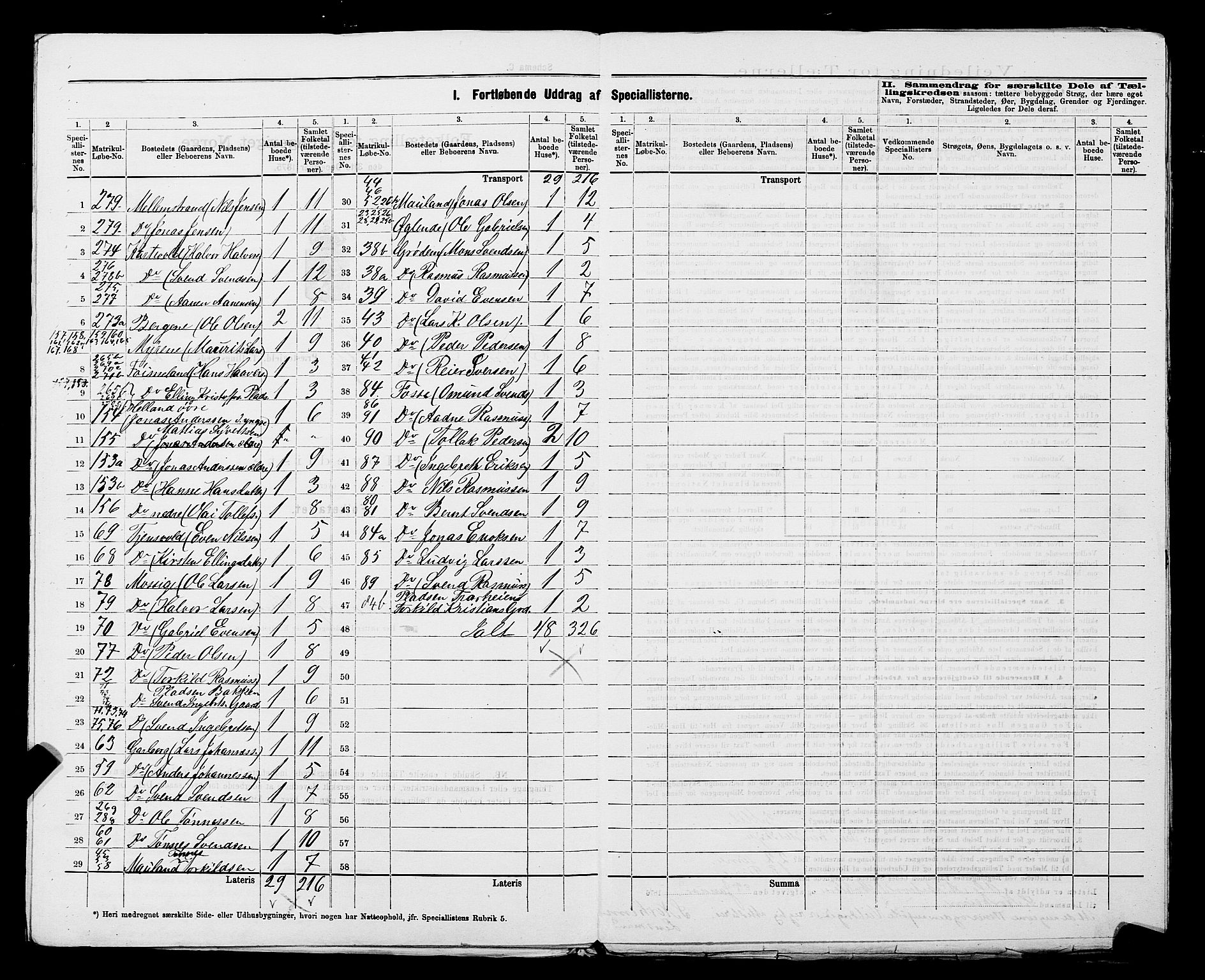 SAST, 1875 census for 1121P Lye, 1875, p. 9