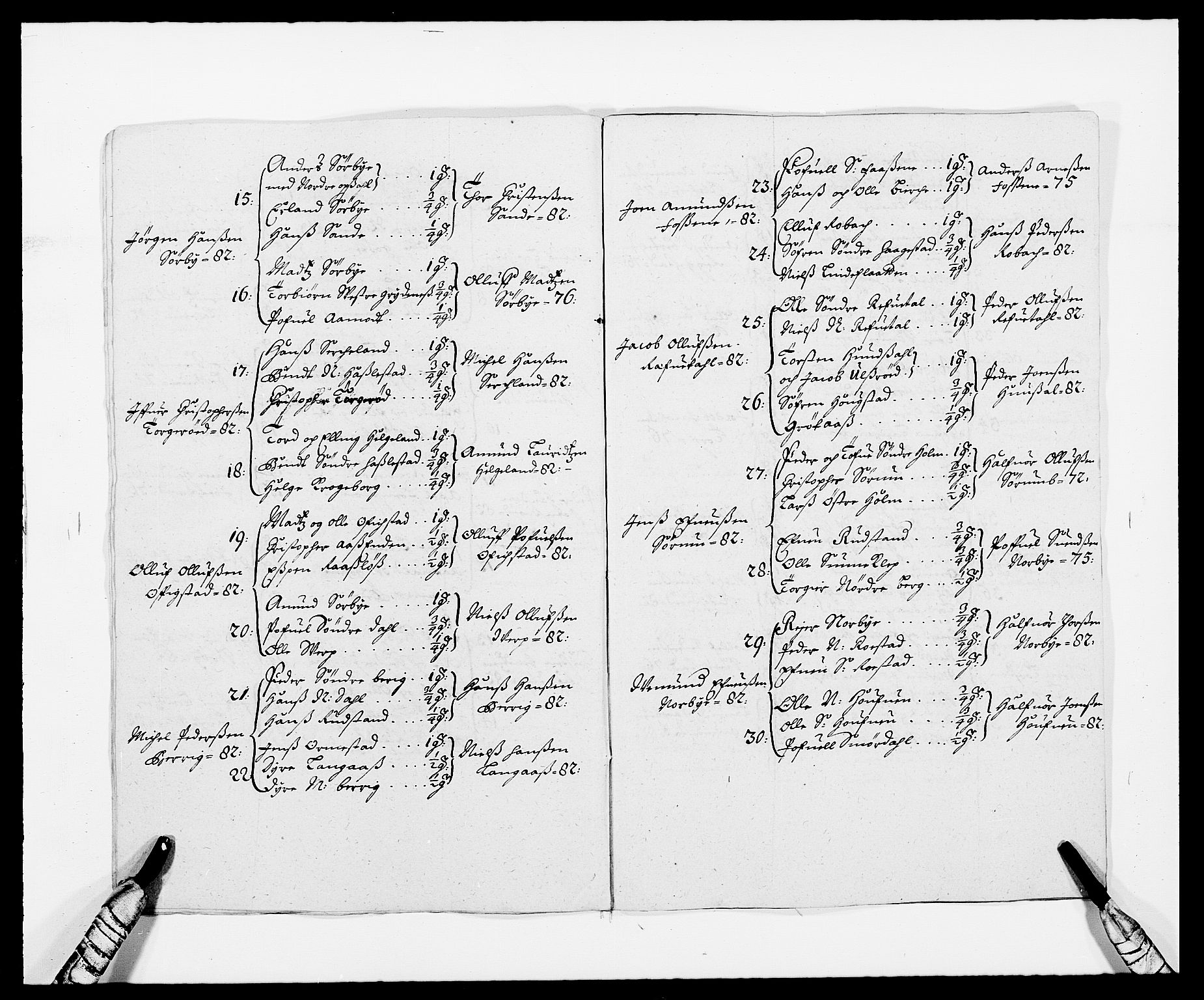 Rentekammeret inntil 1814, Reviderte regnskaper, Fogderegnskap, RA/EA-4092/R32/L1857: Fogderegnskap Jarlsberg grevskap, 1686-1690, p. 281