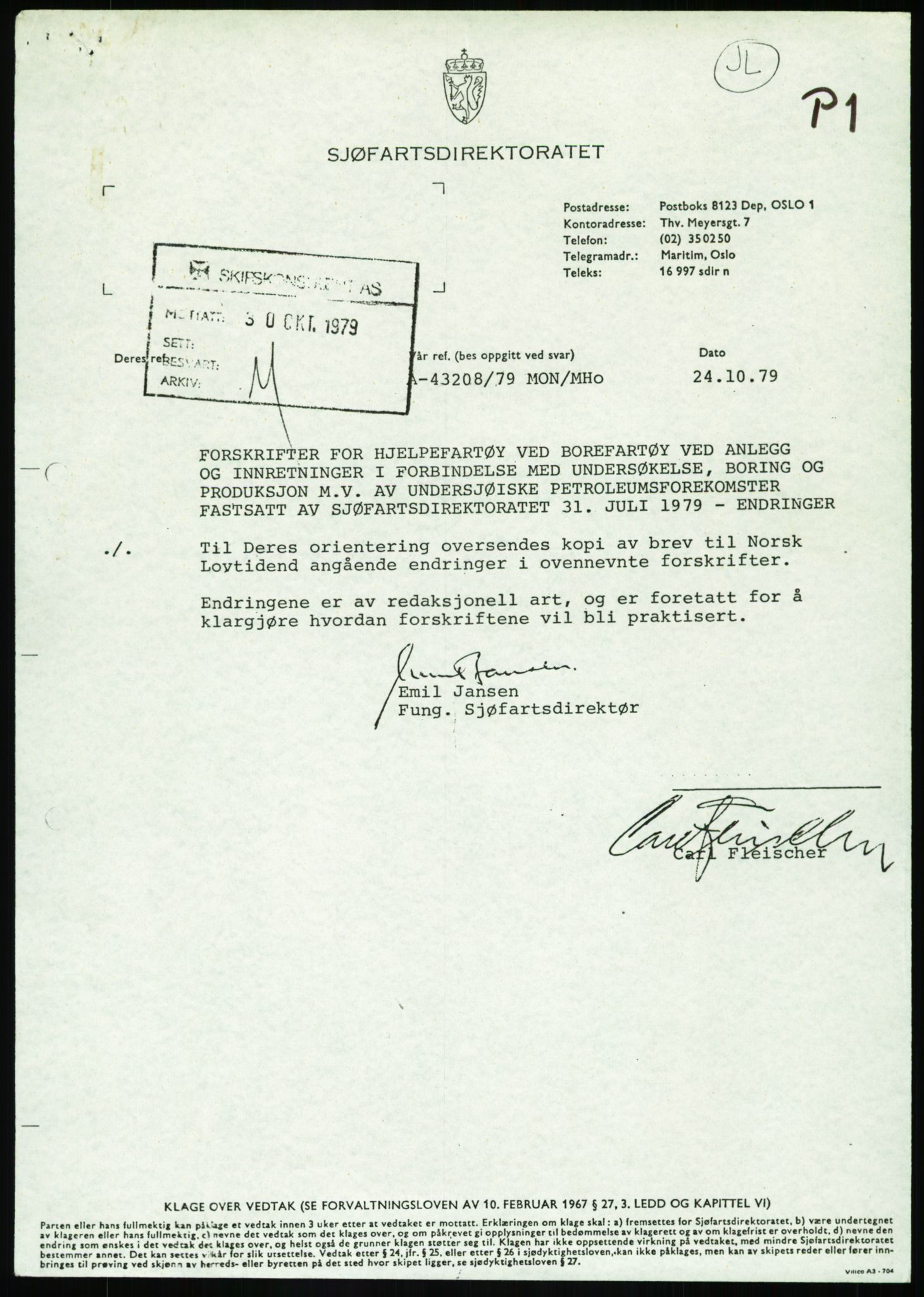 Justisdepartementet, Granskningskommisjonen ved Alexander Kielland-ulykken 27.3.1980, RA/S-1165/D/L0017: P Hjelpefartøy (Doku.liste + P1-P6 av 6)/Q Hovedredningssentralen (Q0-Q27 av 27), 1980-1981, p. 4