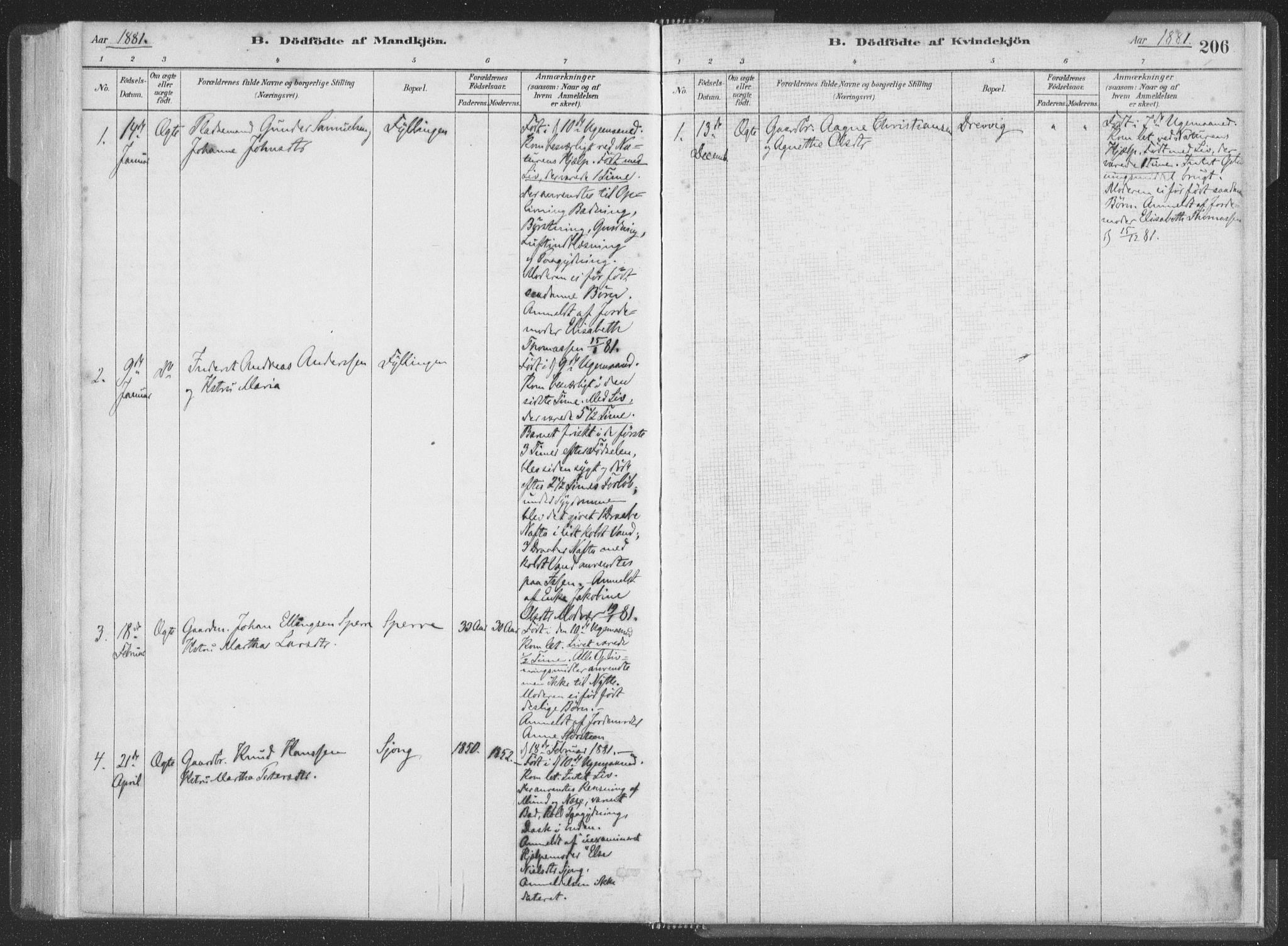 Ministerialprotokoller, klokkerbøker og fødselsregistre - Møre og Romsdal, SAT/A-1454/528/L0401: Parish register (official) no. 528A12I, 1880-1920, p. 206