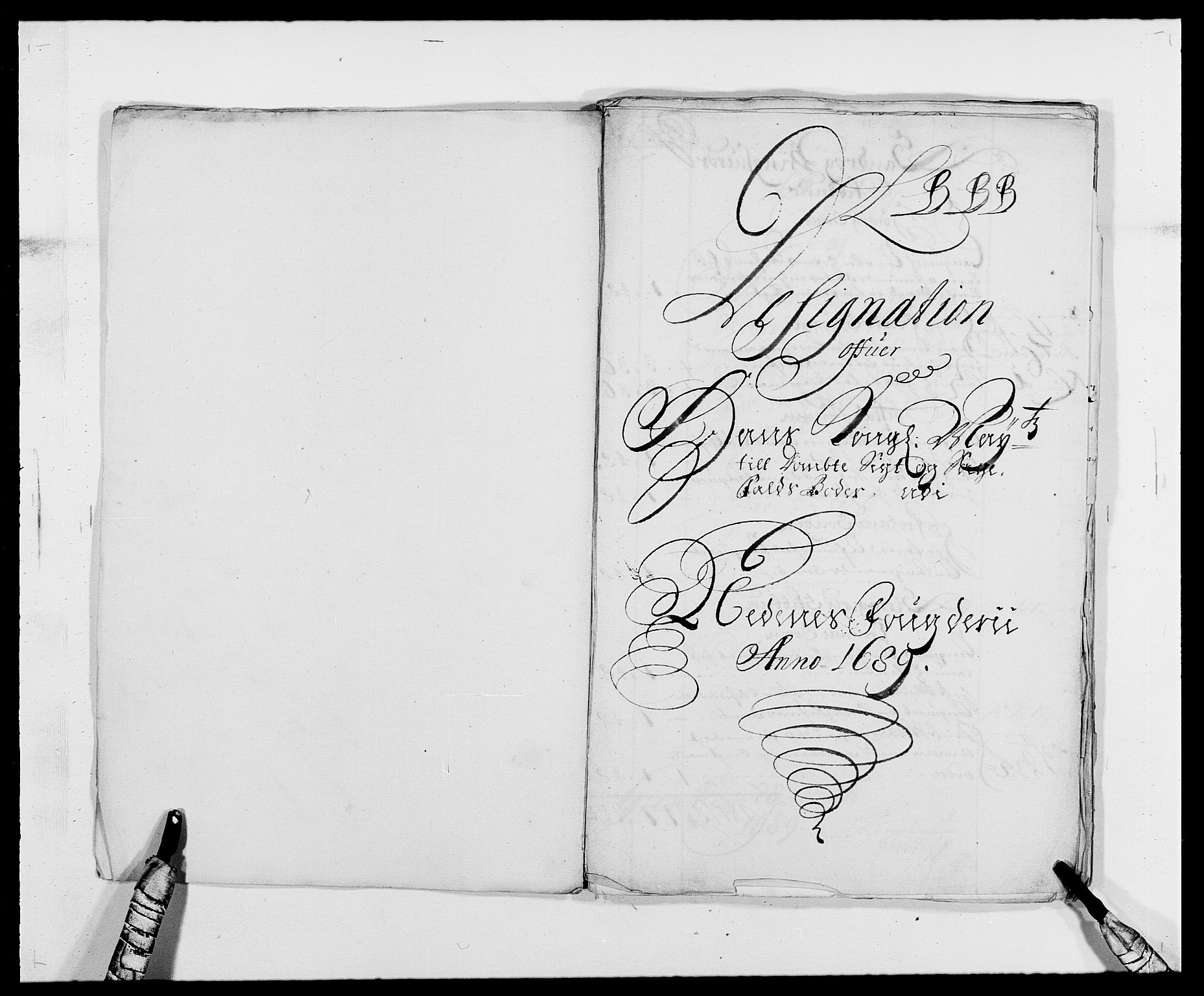 Rentekammeret inntil 1814, Reviderte regnskaper, Fogderegnskap, RA/EA-4092/R39/L2309: Fogderegnskap Nedenes, 1684-1689, p. 286