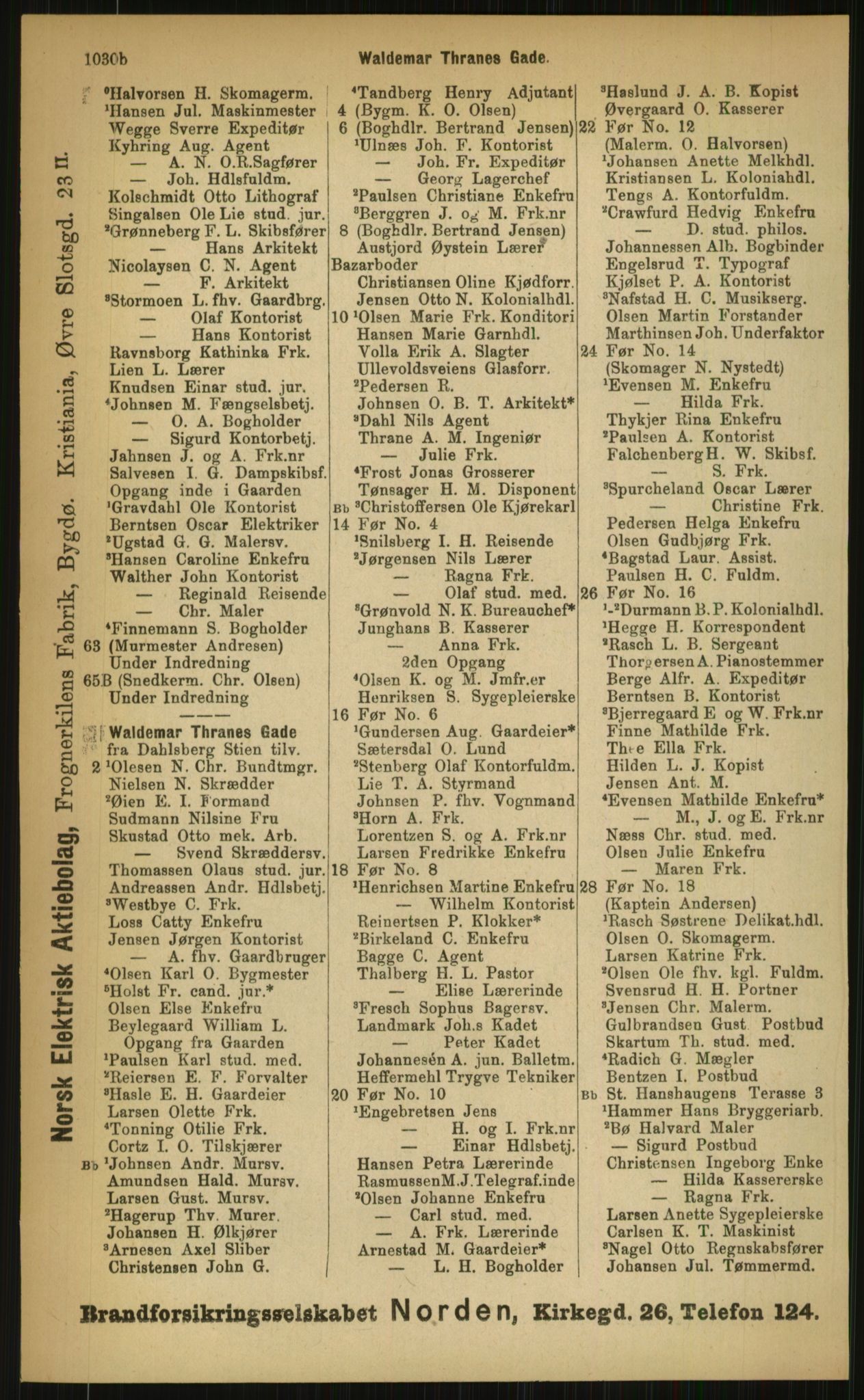 Kristiania/Oslo adressebok, PUBL/-, 1899, p. 1030