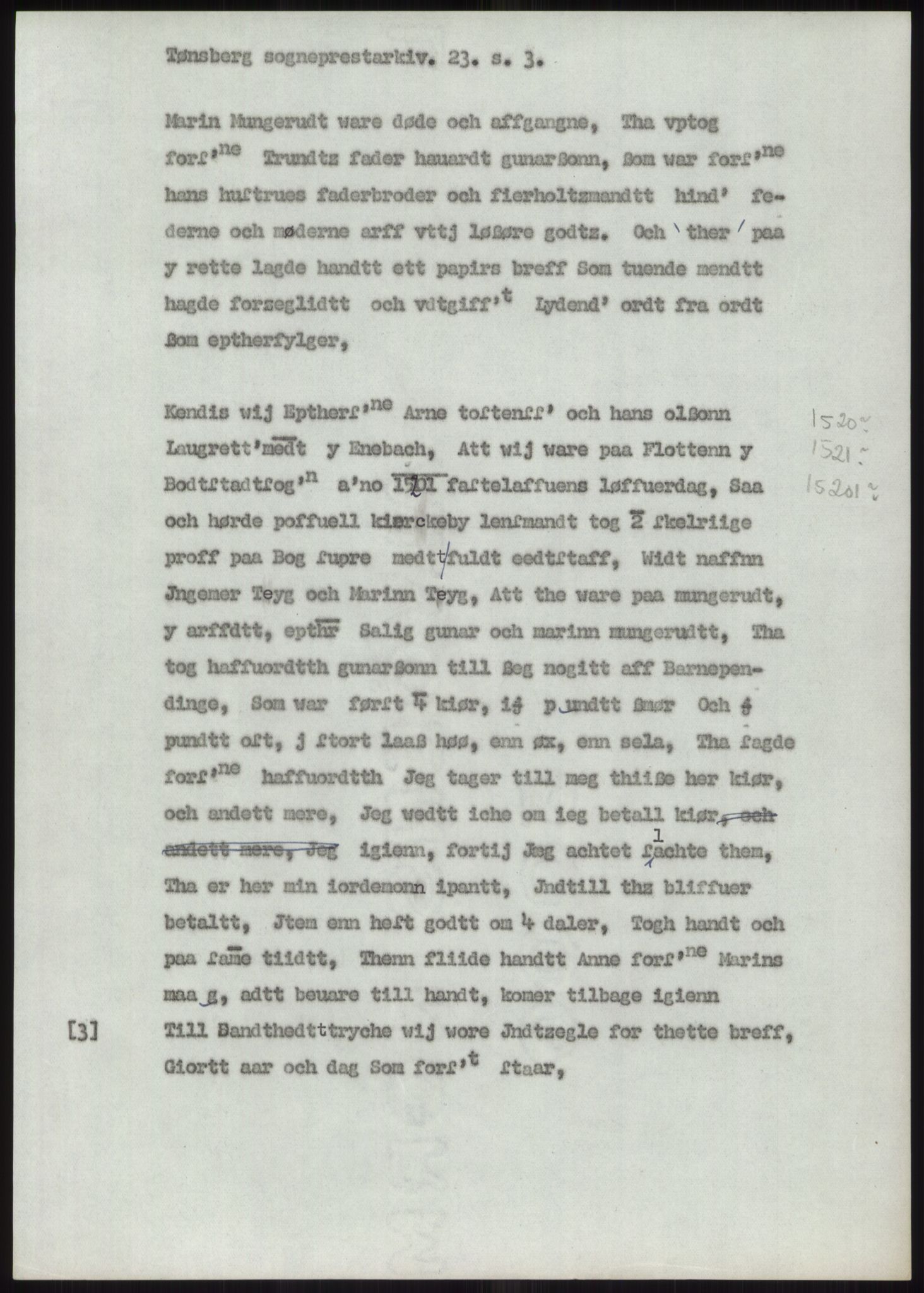 Samlinger til kildeutgivelse, Diplomavskriftsamlingen, RA/EA-4053/H/Ha, p. 1039