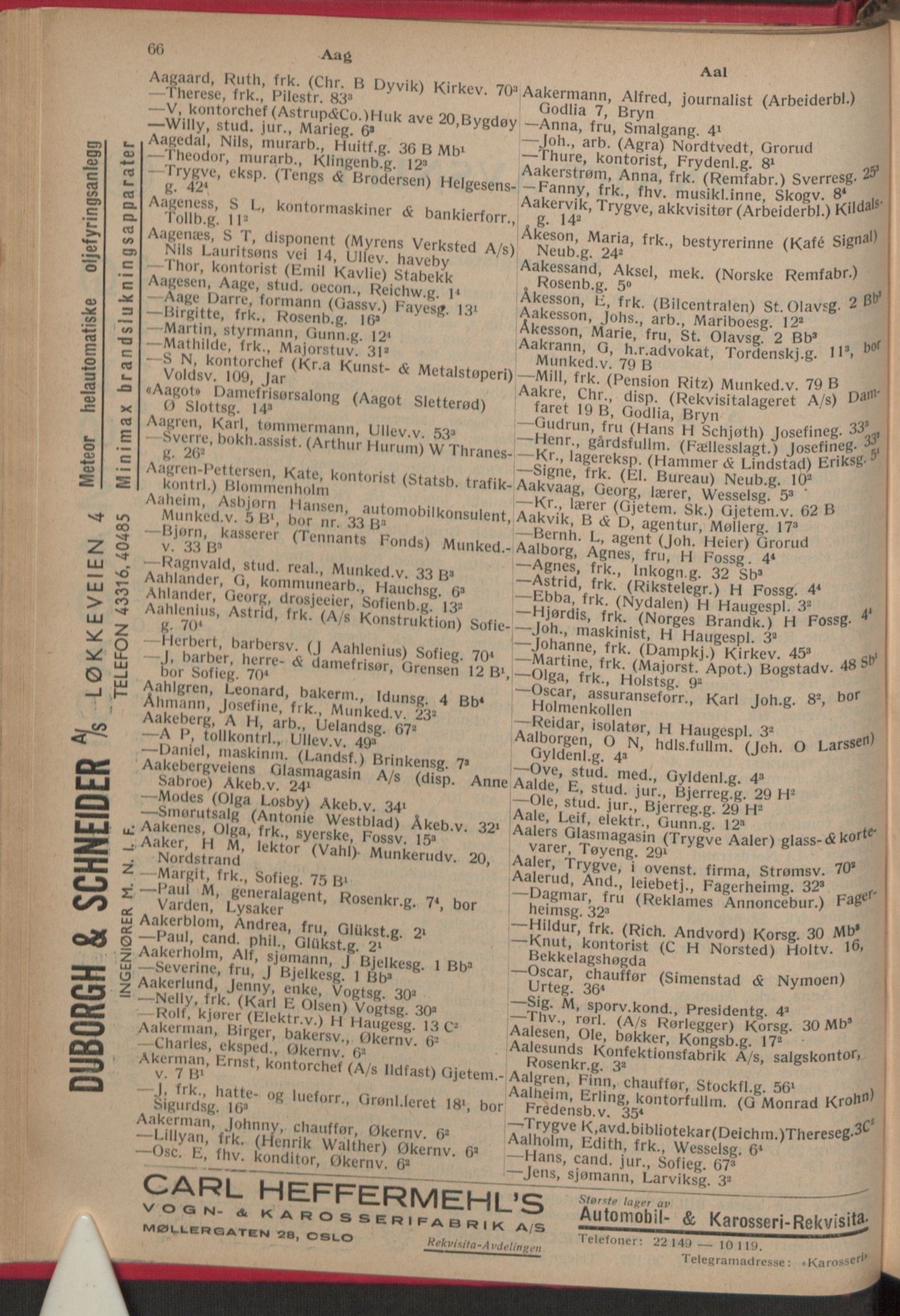 Kristiania/Oslo adressebok, PUBL/-, 1933, p. 66