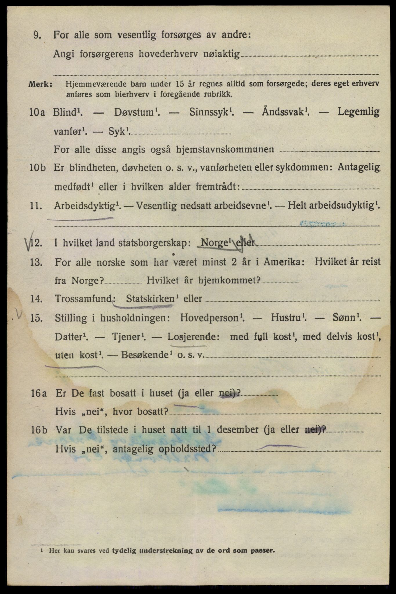 SAO, 1920 census for Kristiania, 1920, p. 660150