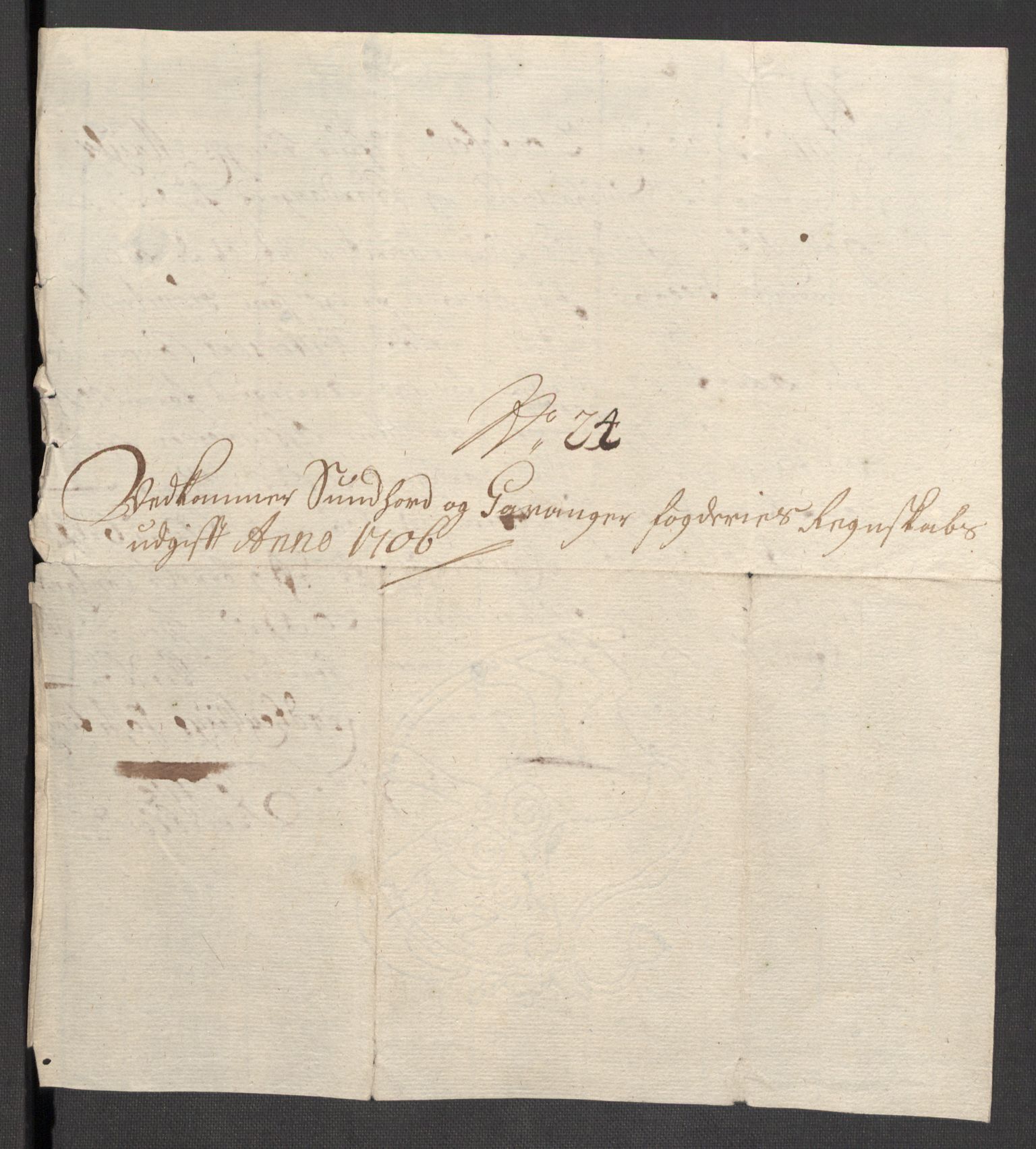 Rentekammeret inntil 1814, Reviderte regnskaper, Fogderegnskap, AV/RA-EA-4092/R48/L2984: Fogderegnskap Sunnhordland og Hardanger, 1706-1707, p. 255