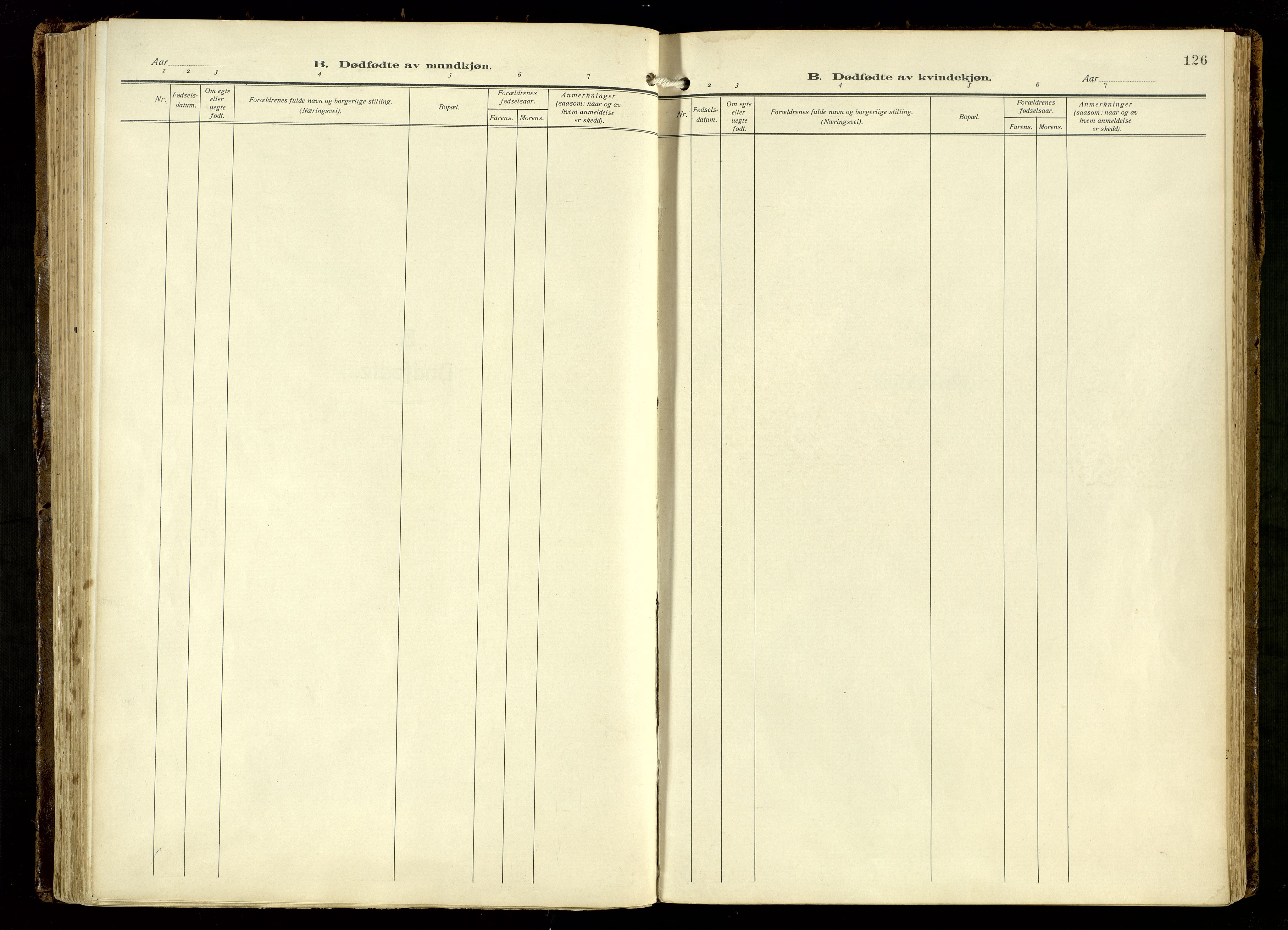 Hommedal sokneprestkontor, AV/SAK-1111-0023/F/Fa/Fab/L0008: Parish register (official) no. A 8, 1925-1956, p. 126