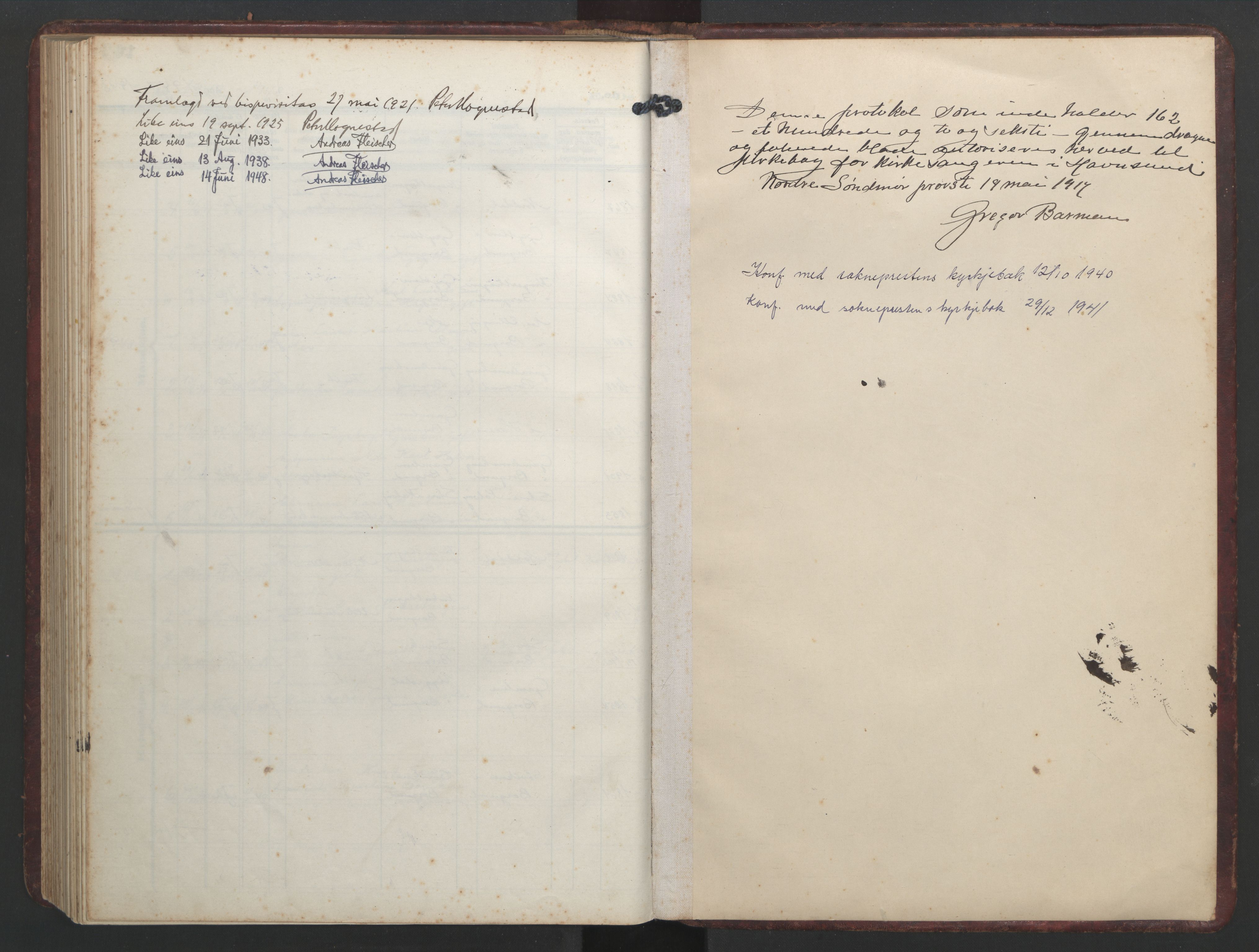 Ministerialprotokoller, klokkerbøker og fødselsregistre - Møre og Romsdal, AV/SAT-A-1454/526/L0384: Parish register (copy) no. 526C01, 1917-1952
