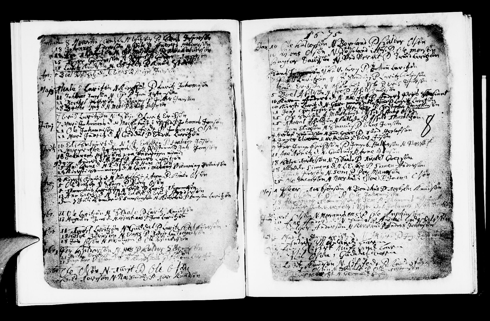Kvinnherad sokneprestembete, SAB/A-76401/H/Haa: Parish register (official) no. A 1, 1669-1709, p. 8
