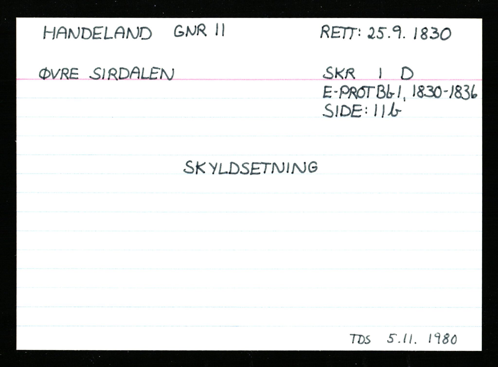 Statsarkivet i Stavanger, AV/SAST-A-101971/03/Y/Ym/L0072: Åstedskort sortert etter gårdsnavn: Årvold - Åvendal (Rogaland) og Ausdal - Jendal indre (Vest-Agder), 1600-1950, p. 611