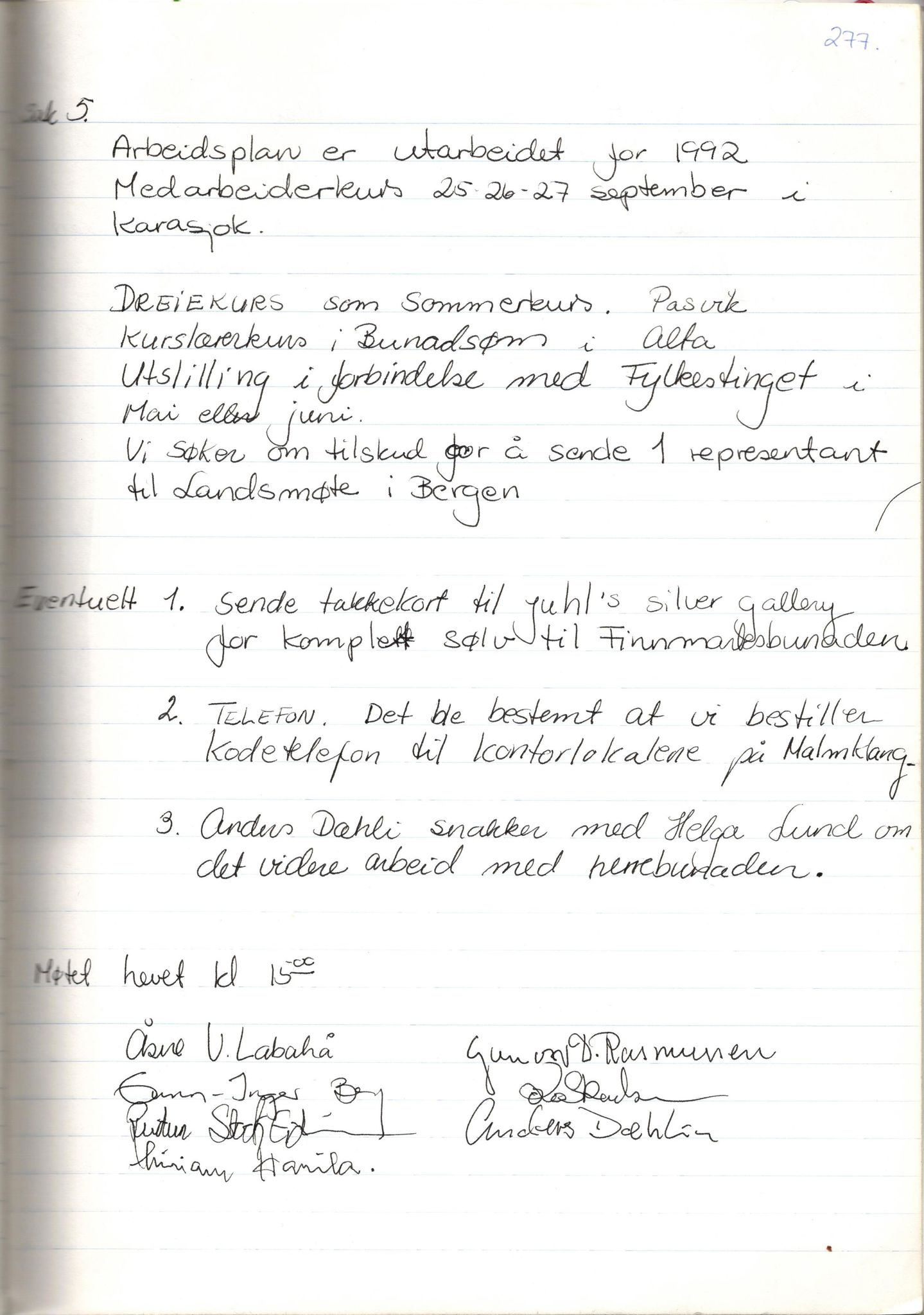 Finnmark Husflidslag, FMFB/A-1134/A/L0003: Møtebok, 1983-1994, p. 401