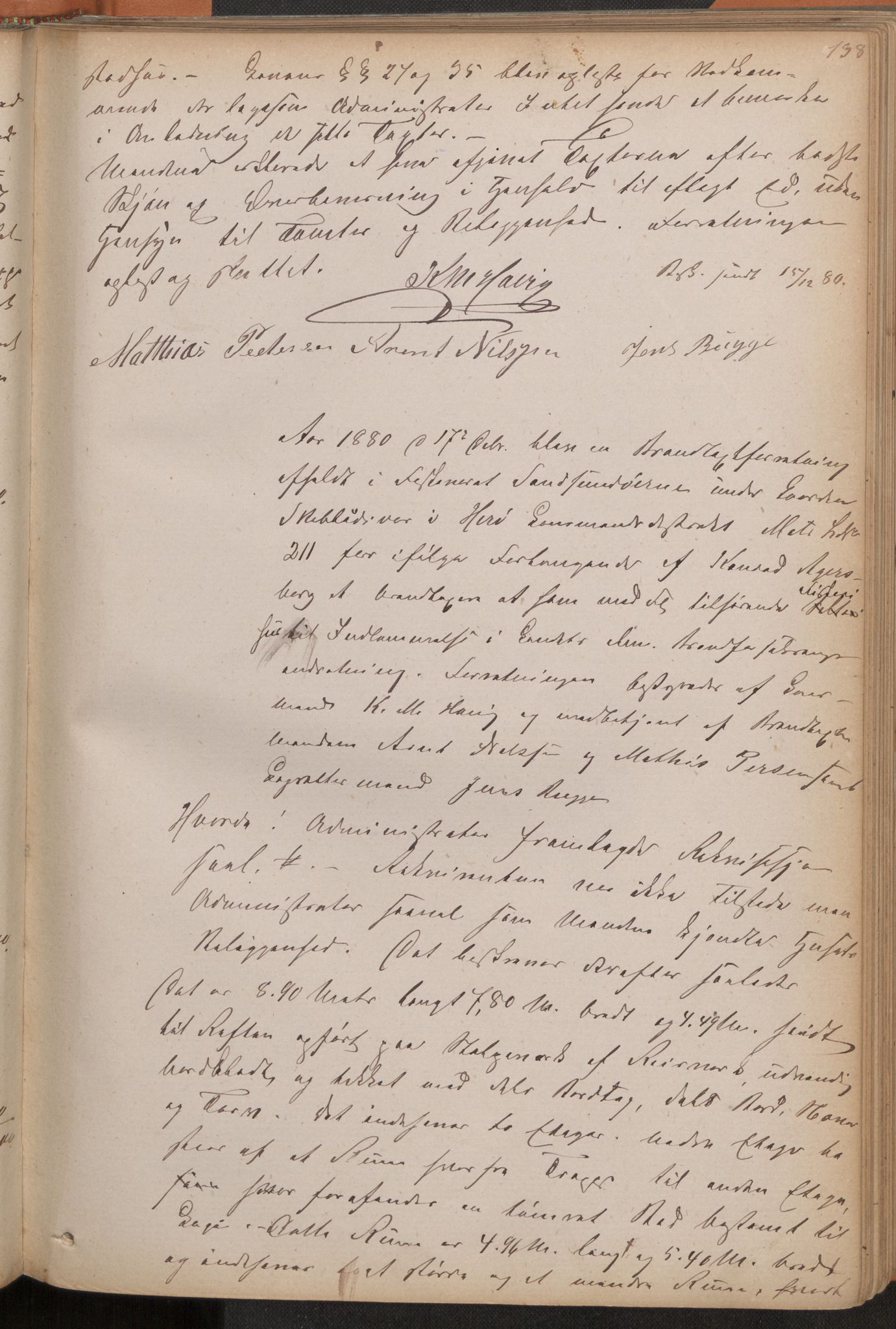 Norges Brannkasse Herøy, AV/SAT-A-5570, 1872-1888, p. 138a