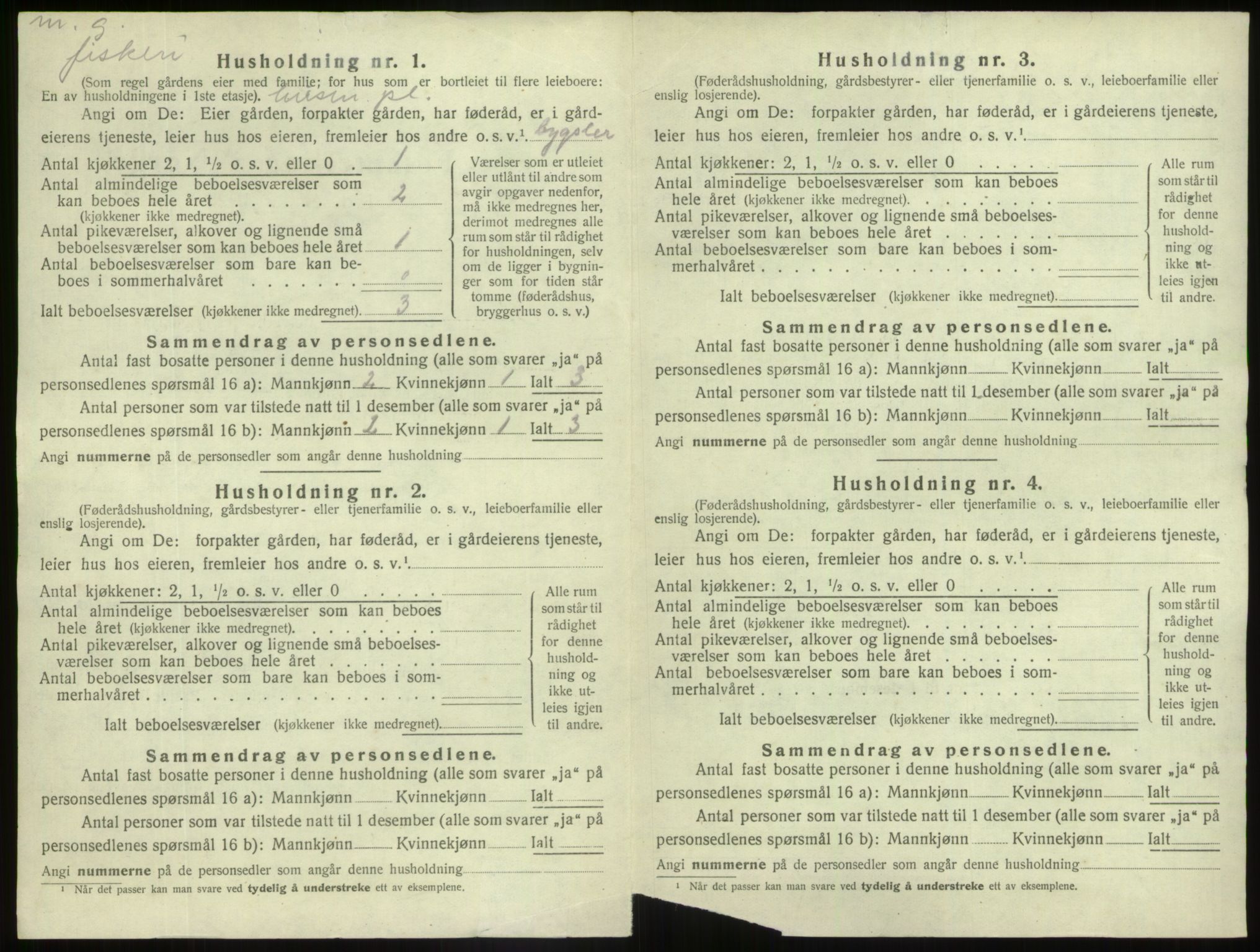 SAB, 1920 census for Askvoll, 1920, p. 76