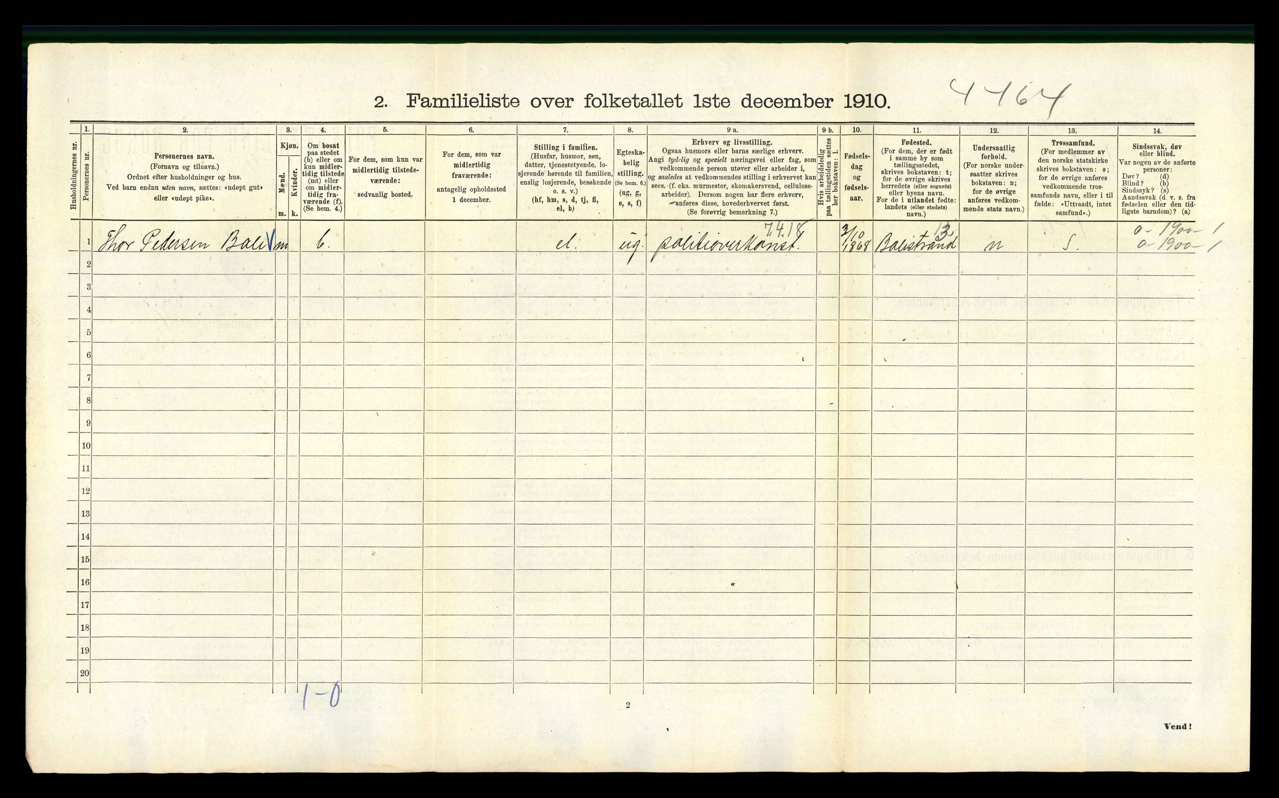 RA, 1910 census for Kristiania, 1910, p. 86428