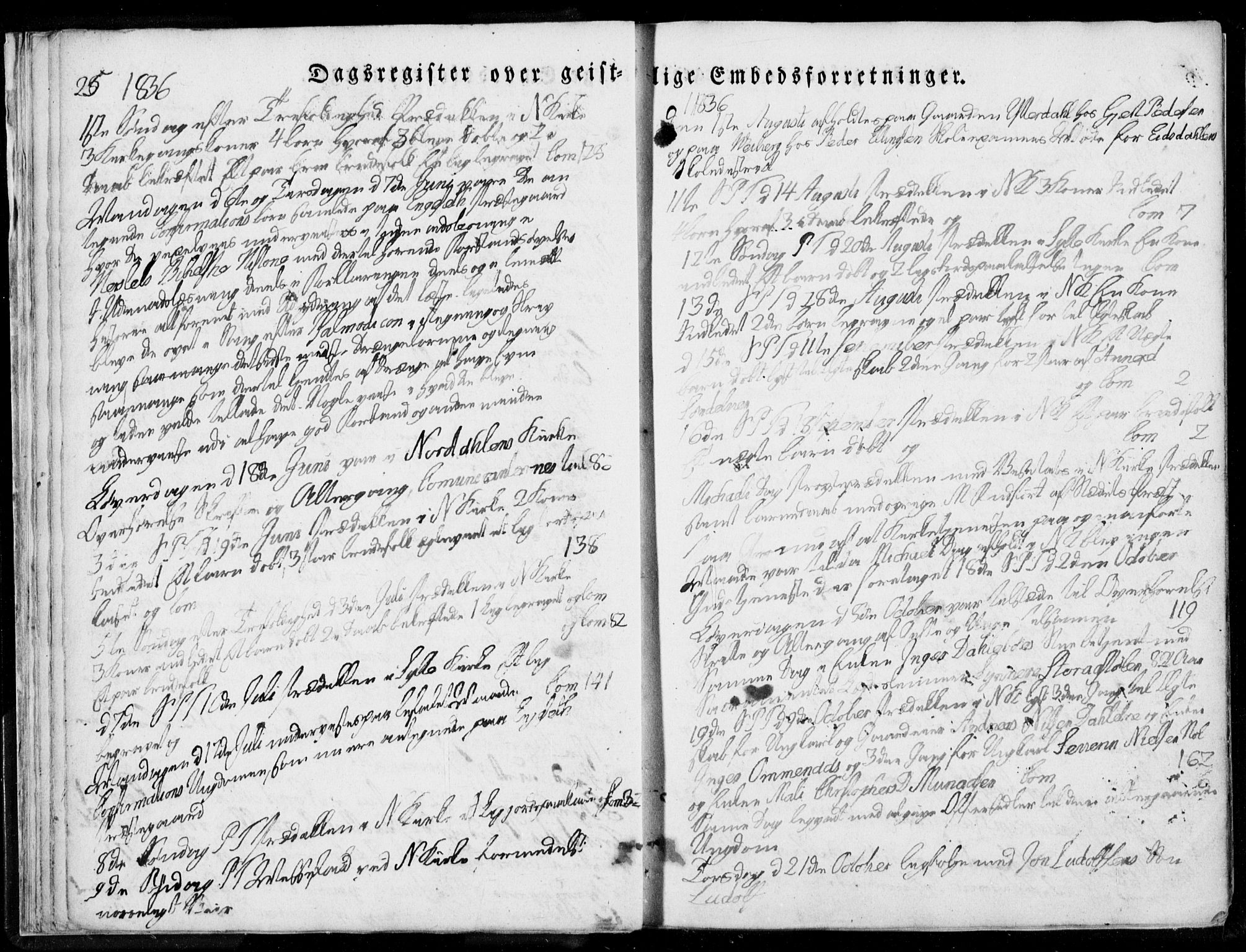 Ministerialprotokoller, klokkerbøker og fødselsregistre - Møre og Romsdal, SAT/A-1454/519/L0247: Parish register (official) no. 519A06, 1827-1846, p. 25