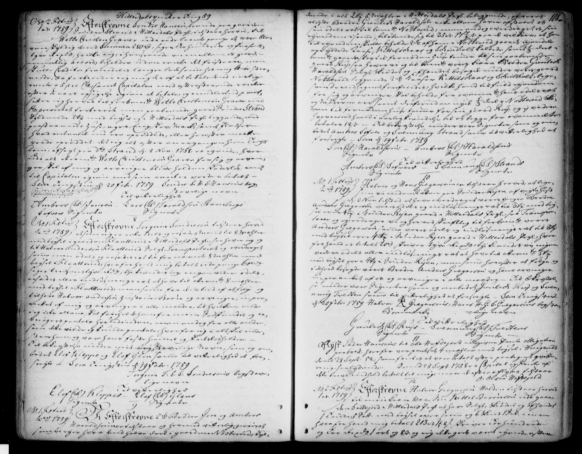 Nedre Telemark sorenskriveri, AV/SAKO-A-135/G/Ga/Gaa/L0001k: Mortgage book no. K, 1756-1775, p. 108