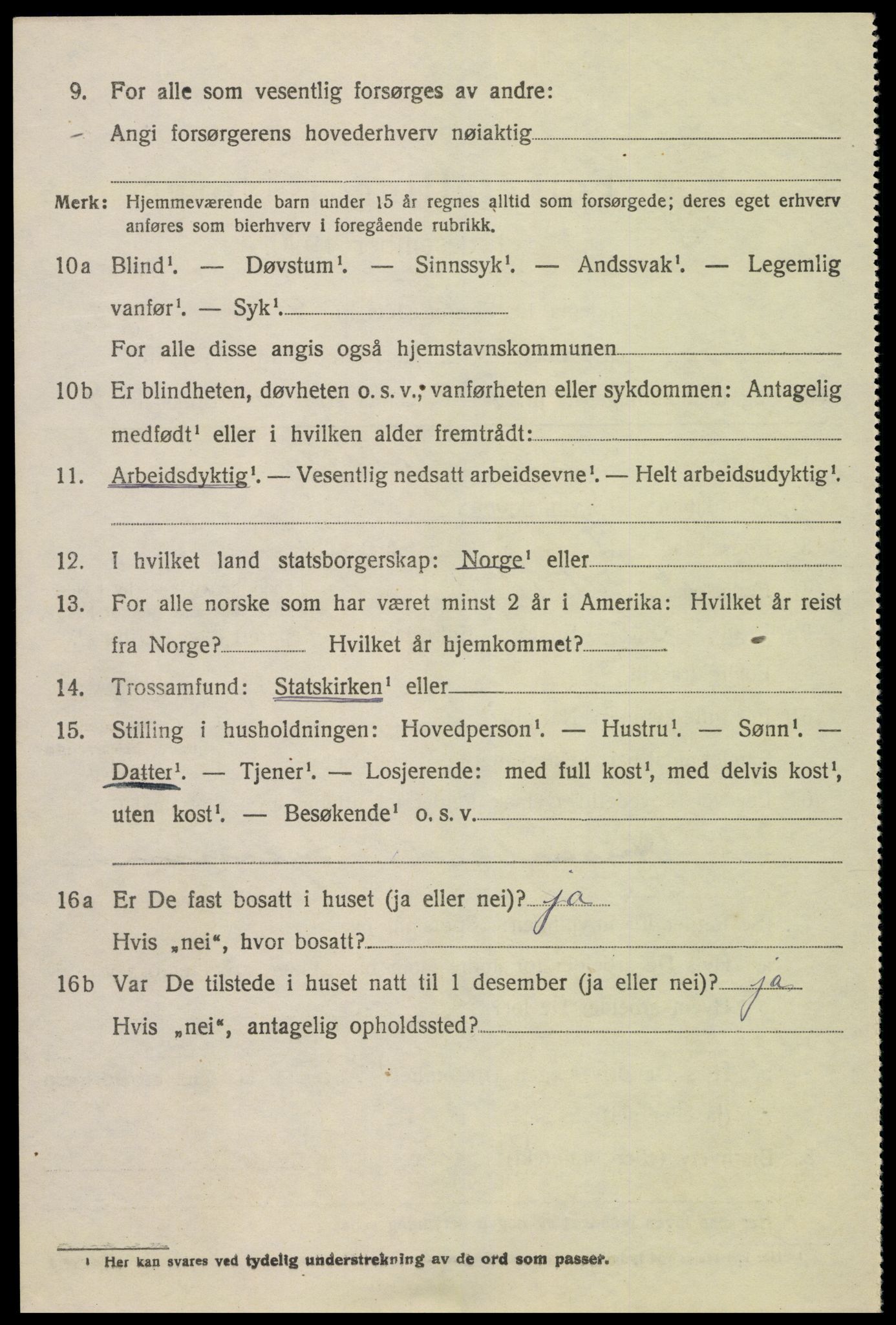 SAK, 1920 census for Hisøy, 1920, p. 3979