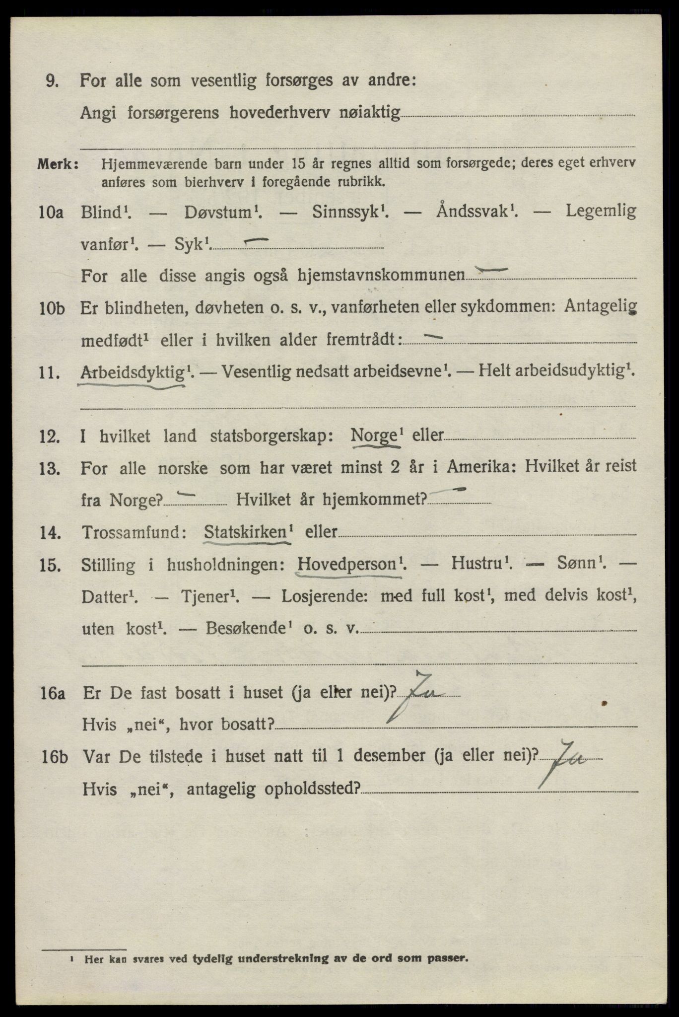 SAO, 1920 census for Nesodden, 1920, p. 2694