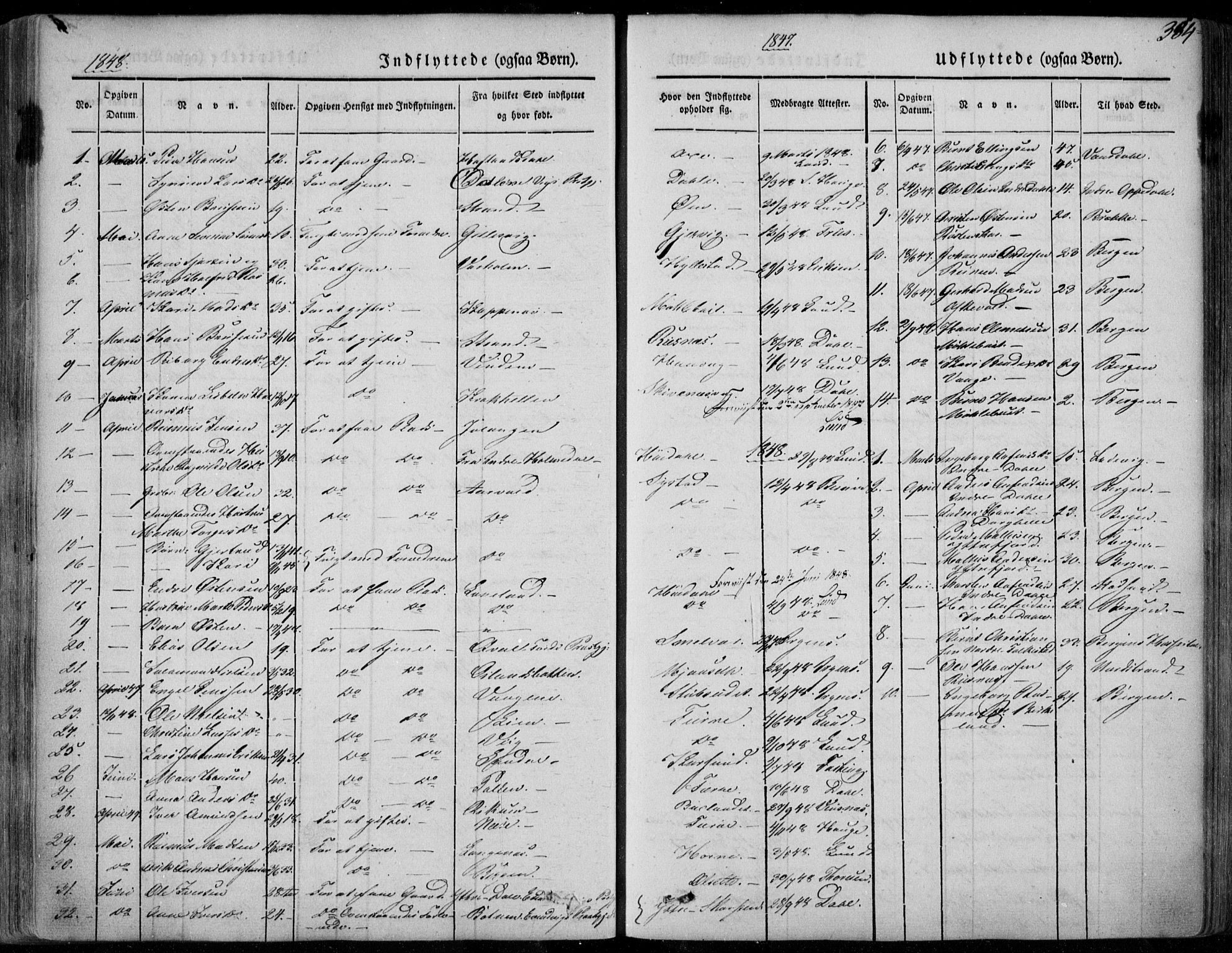 Askvoll sokneprestembete, SAB/A-79501/H/Haa/Haaa/L0011/0002: Parish register (official) no. A 11 II, 1845-1878, p. 384