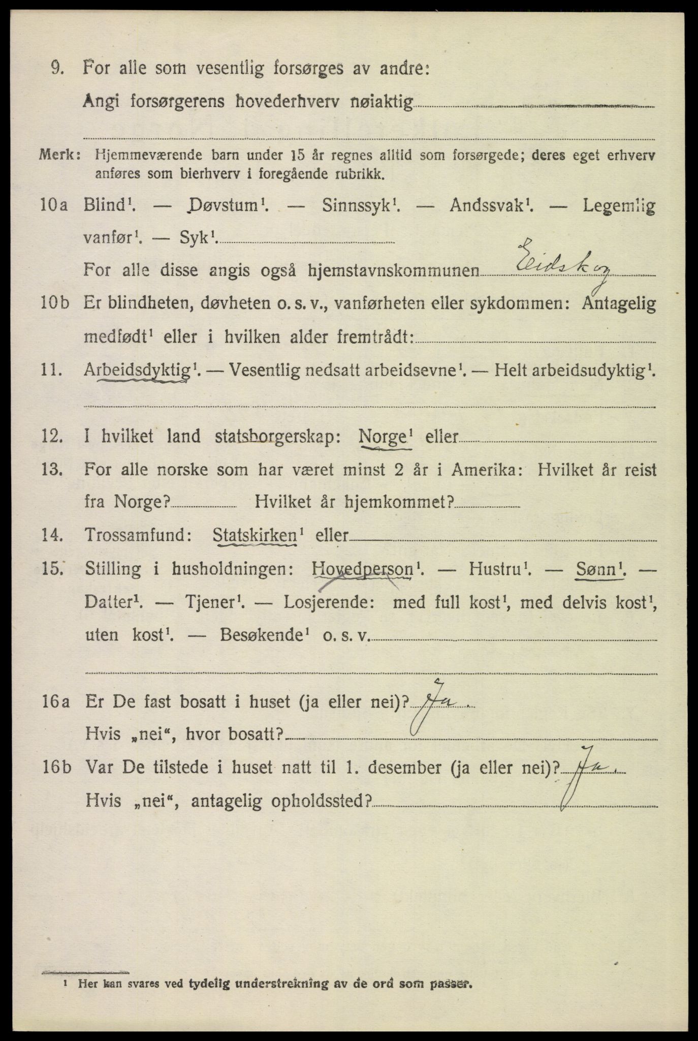 SAH, 1920 census for Eidskog, 1920, p. 10174