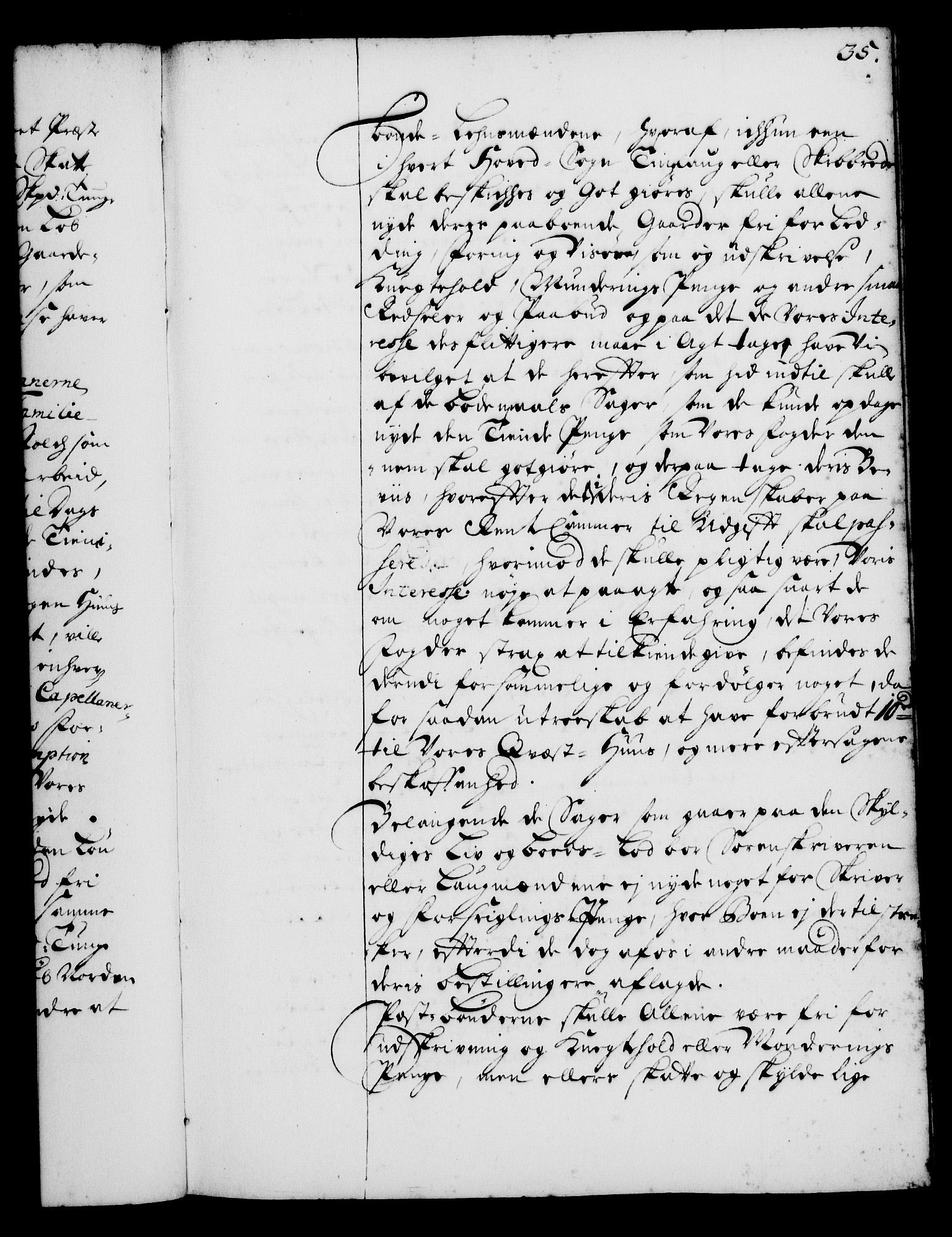 Rentekammeret, Kammerkanselliet, RA/EA-3111/G/Gg/Gga/L0001: Norsk ekspedisjonsprotokoll med register (merket RK 53.1), 1720-1723, p. 35